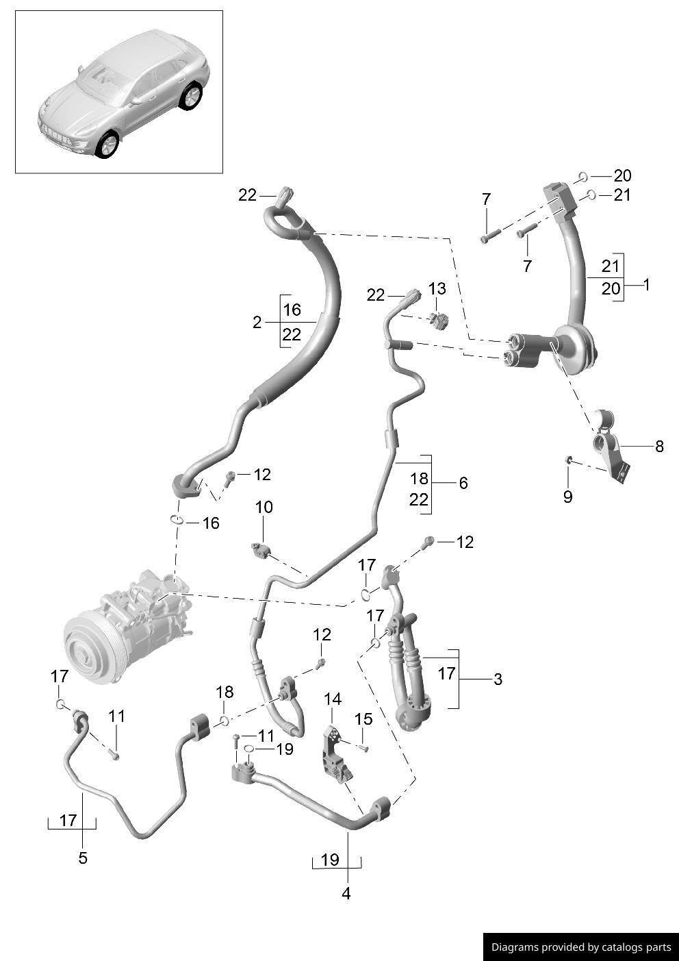 Car part diagram