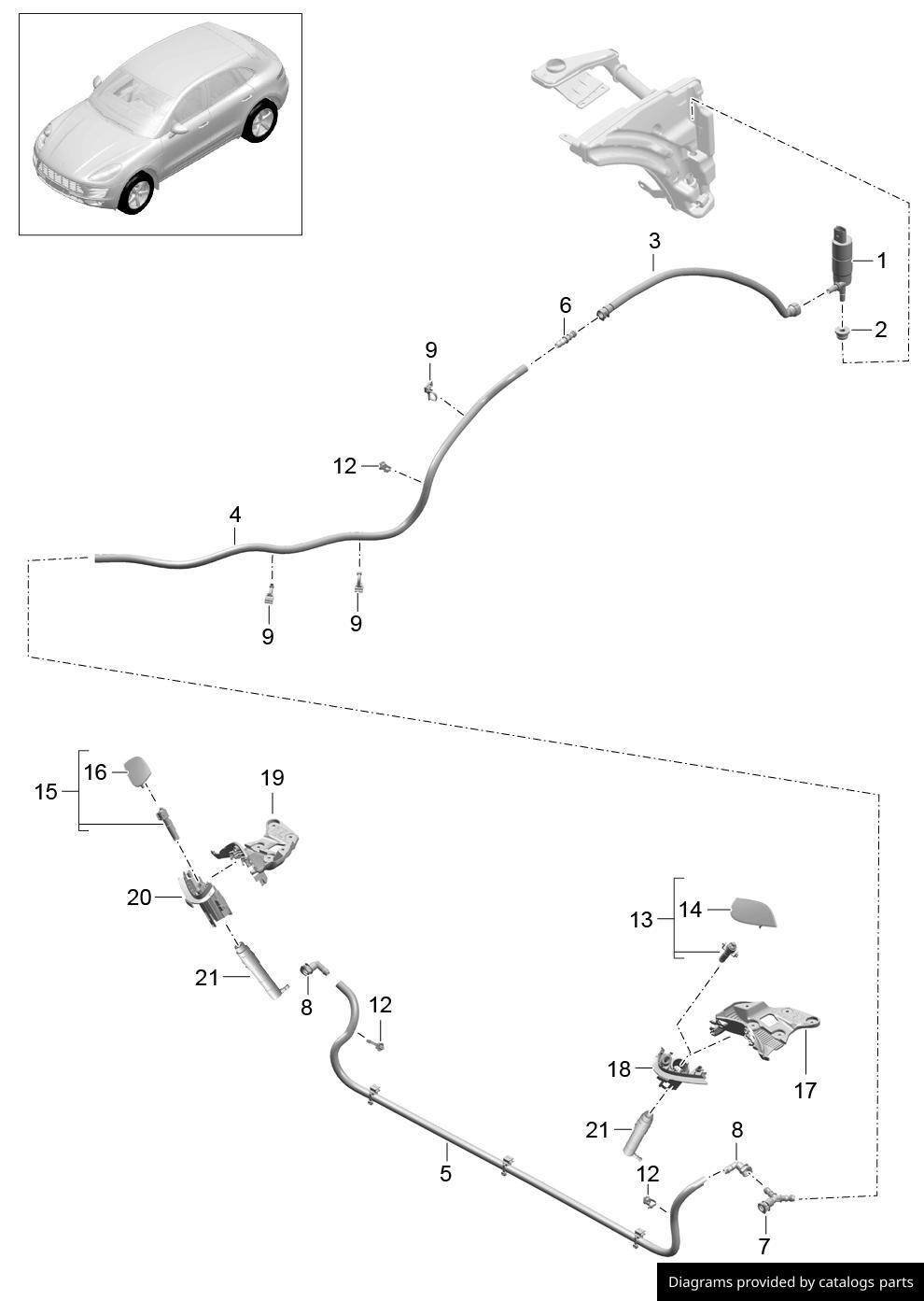 Car part diagram