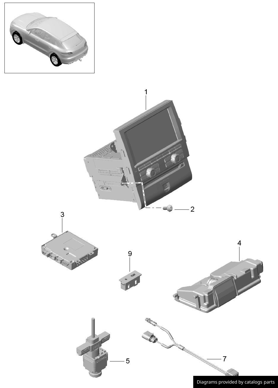Car part diagram