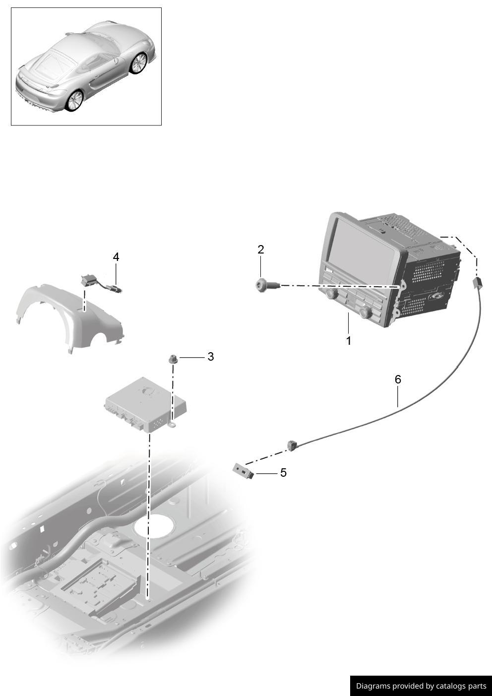 Car part diagram