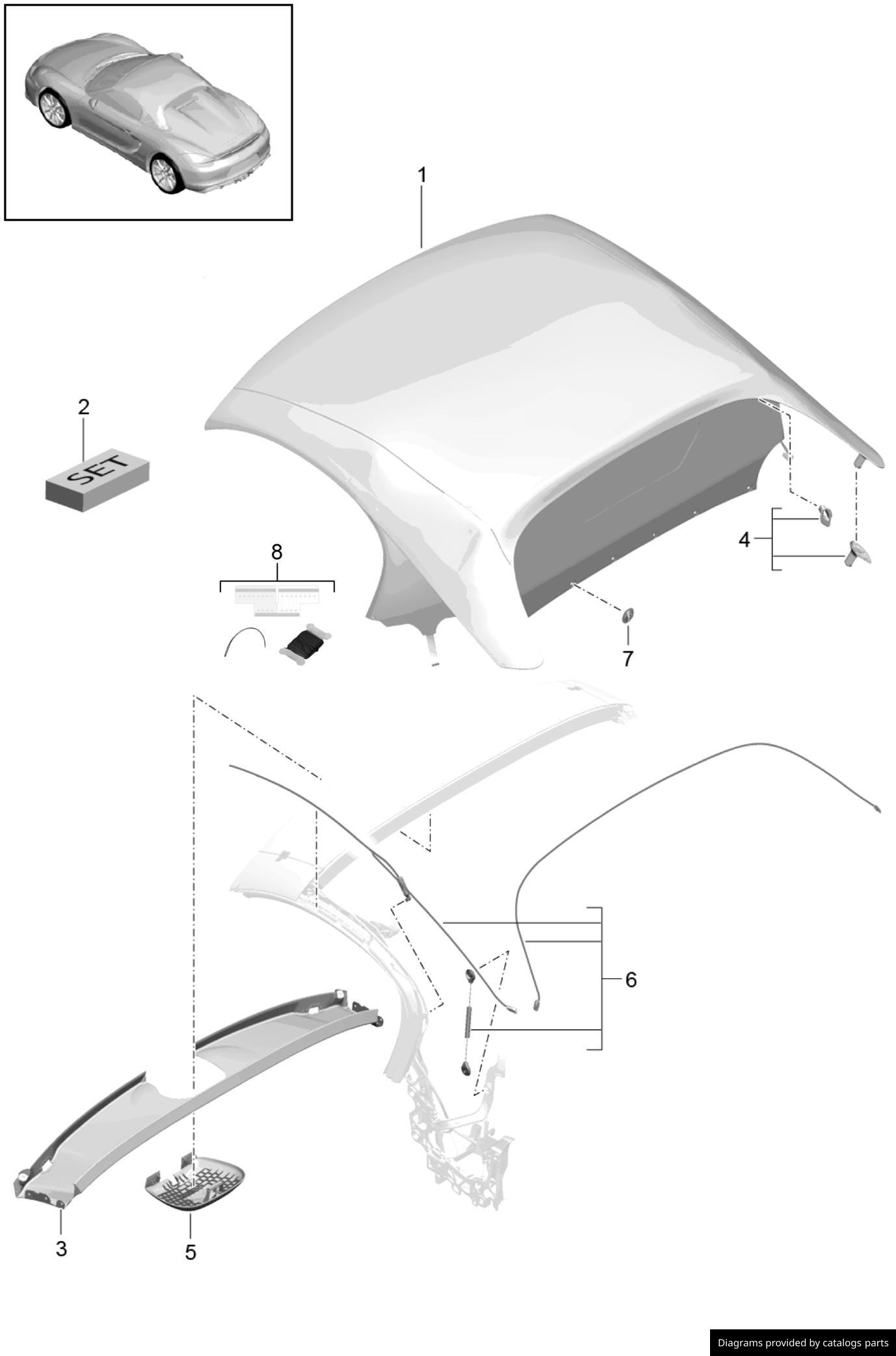 Car part diagram