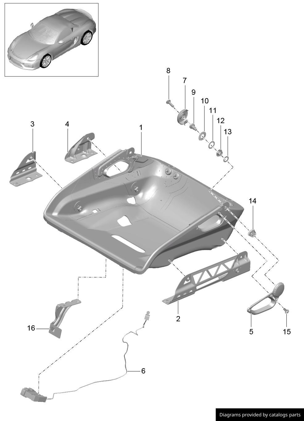 Car part diagram