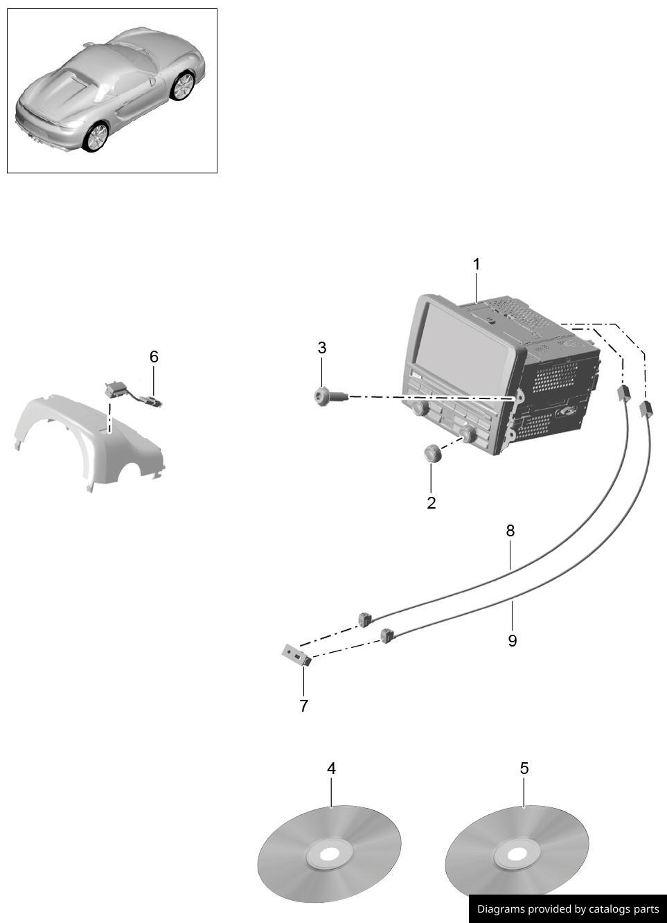 Car part diagram