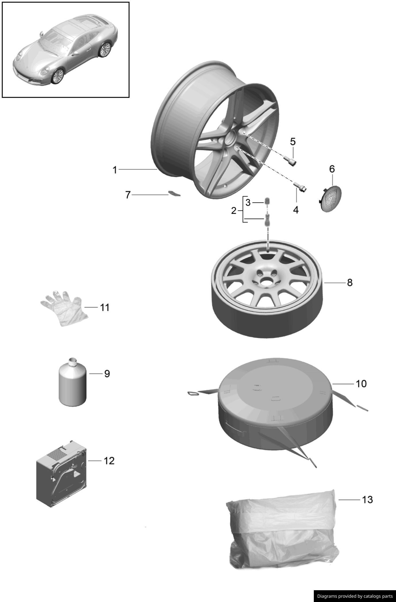 Car part diagram