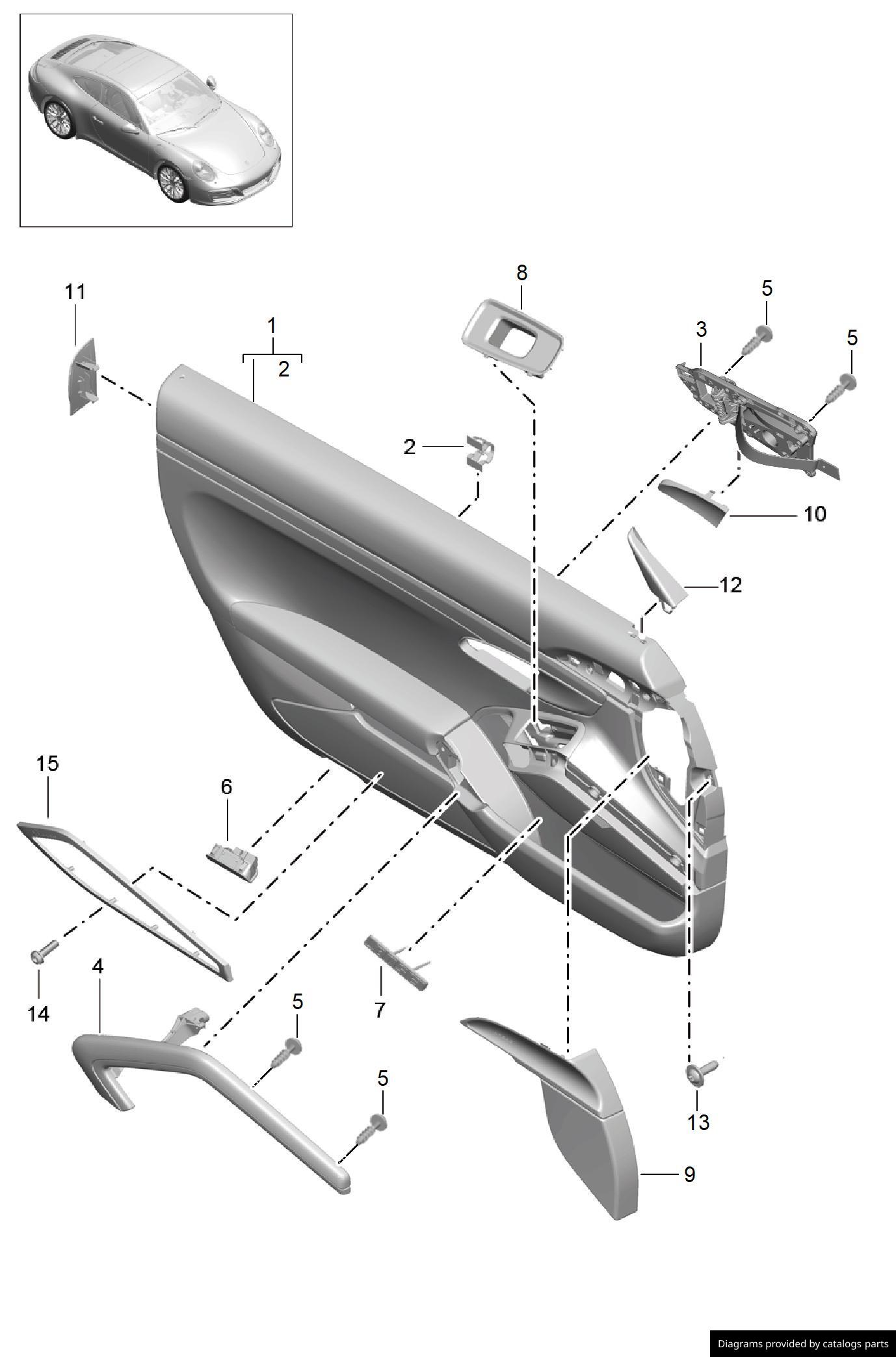Car part diagram