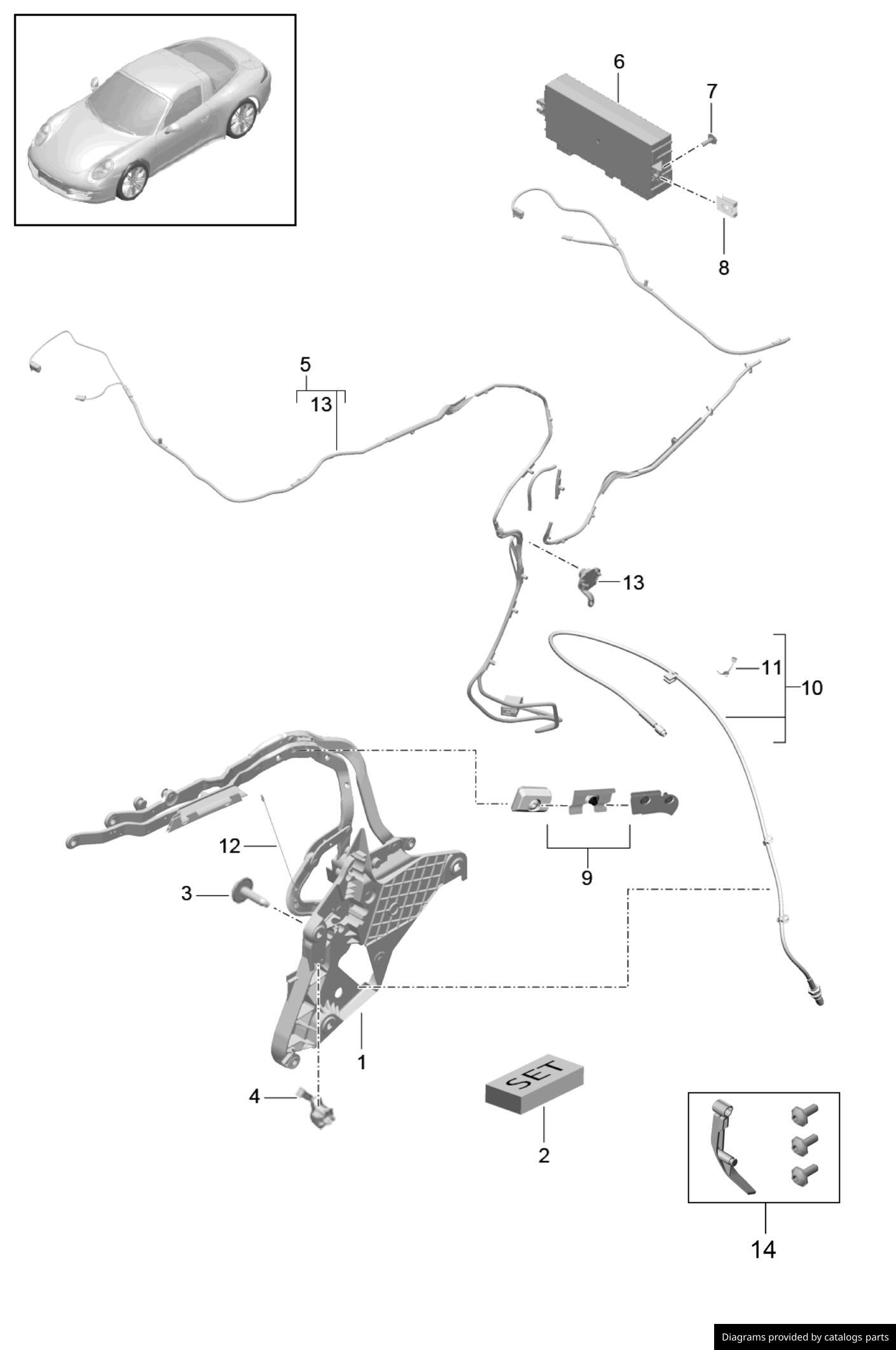 Car part diagram