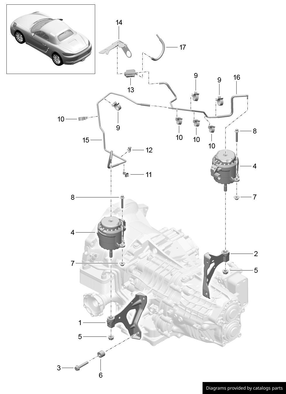 Car part diagram
