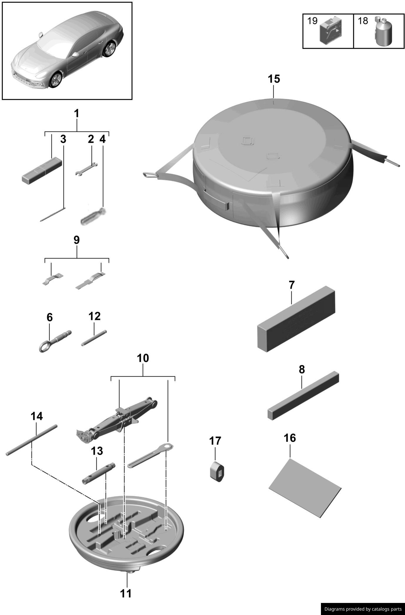 Car part diagram