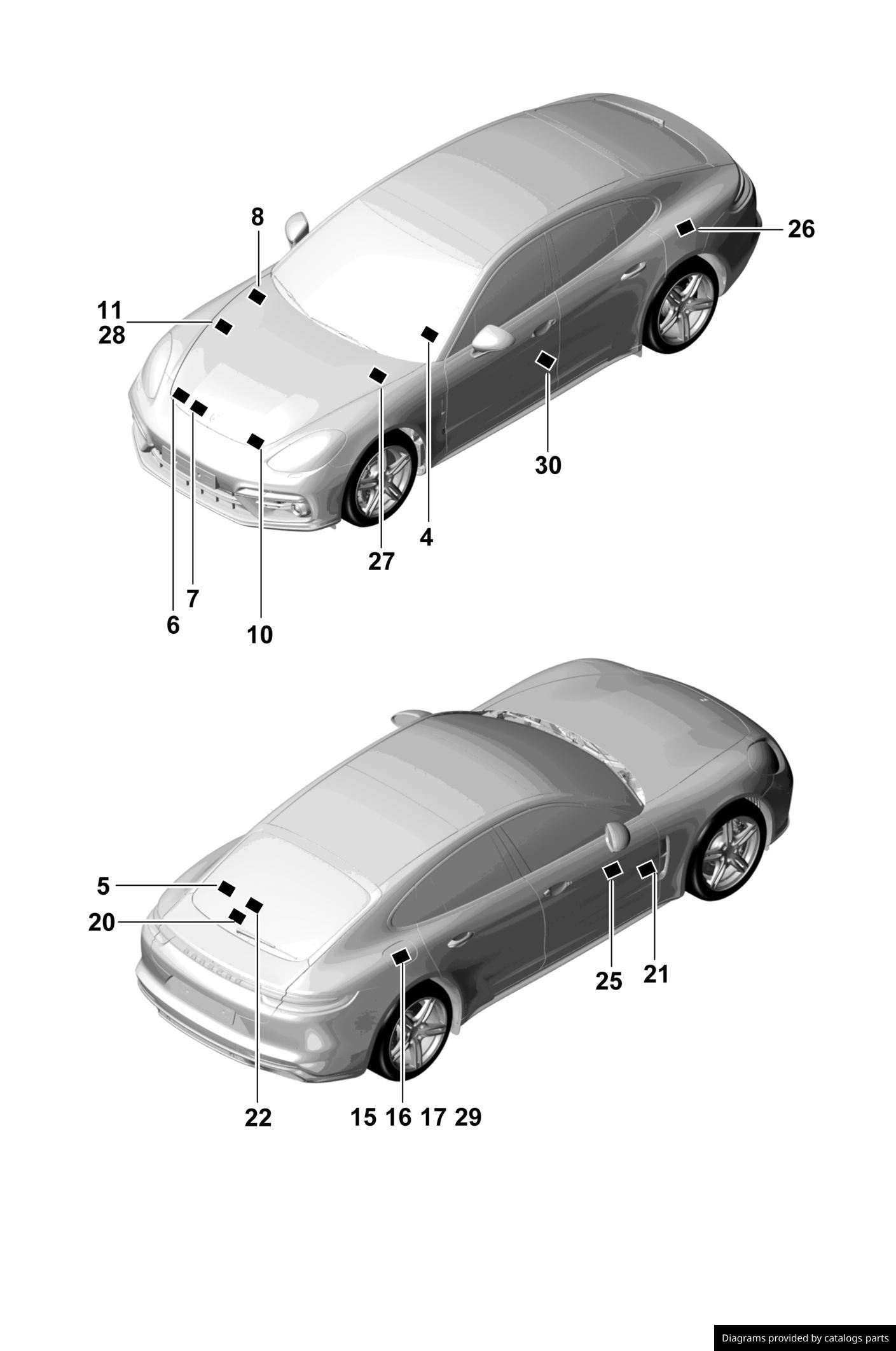 Car part diagram