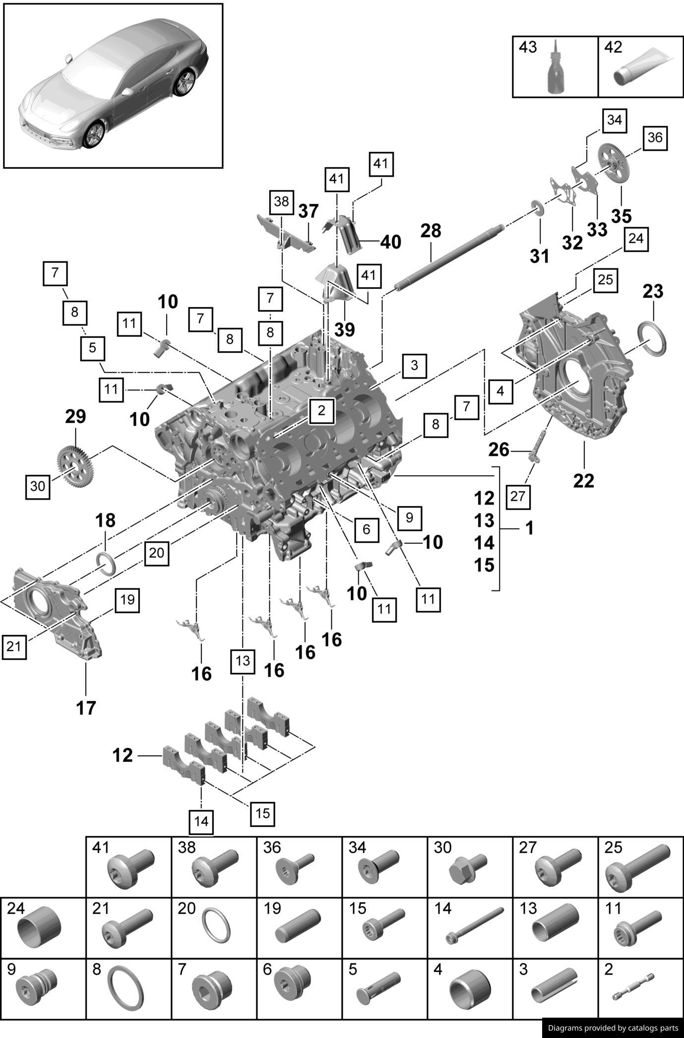 Car part diagram