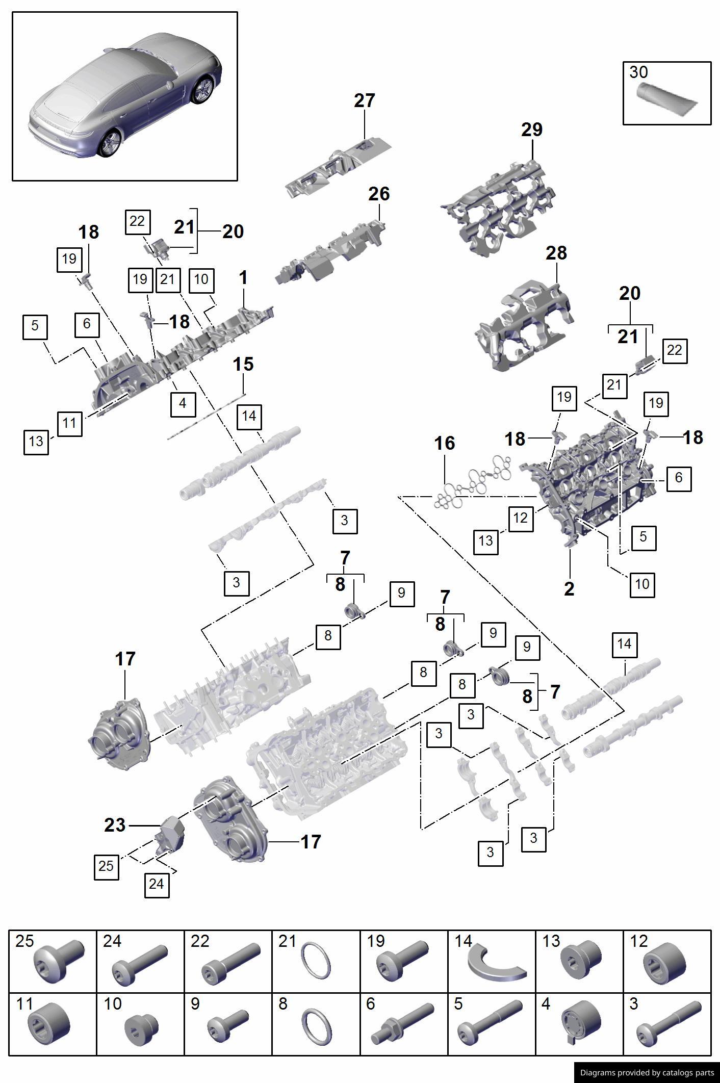 Car part diagram