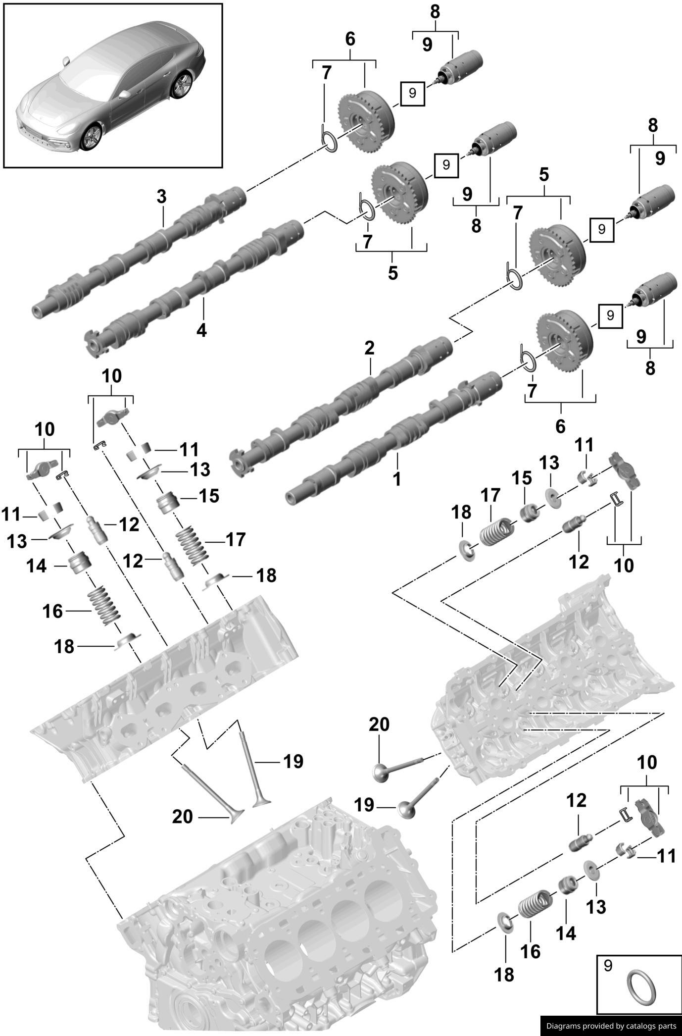 Car part diagram