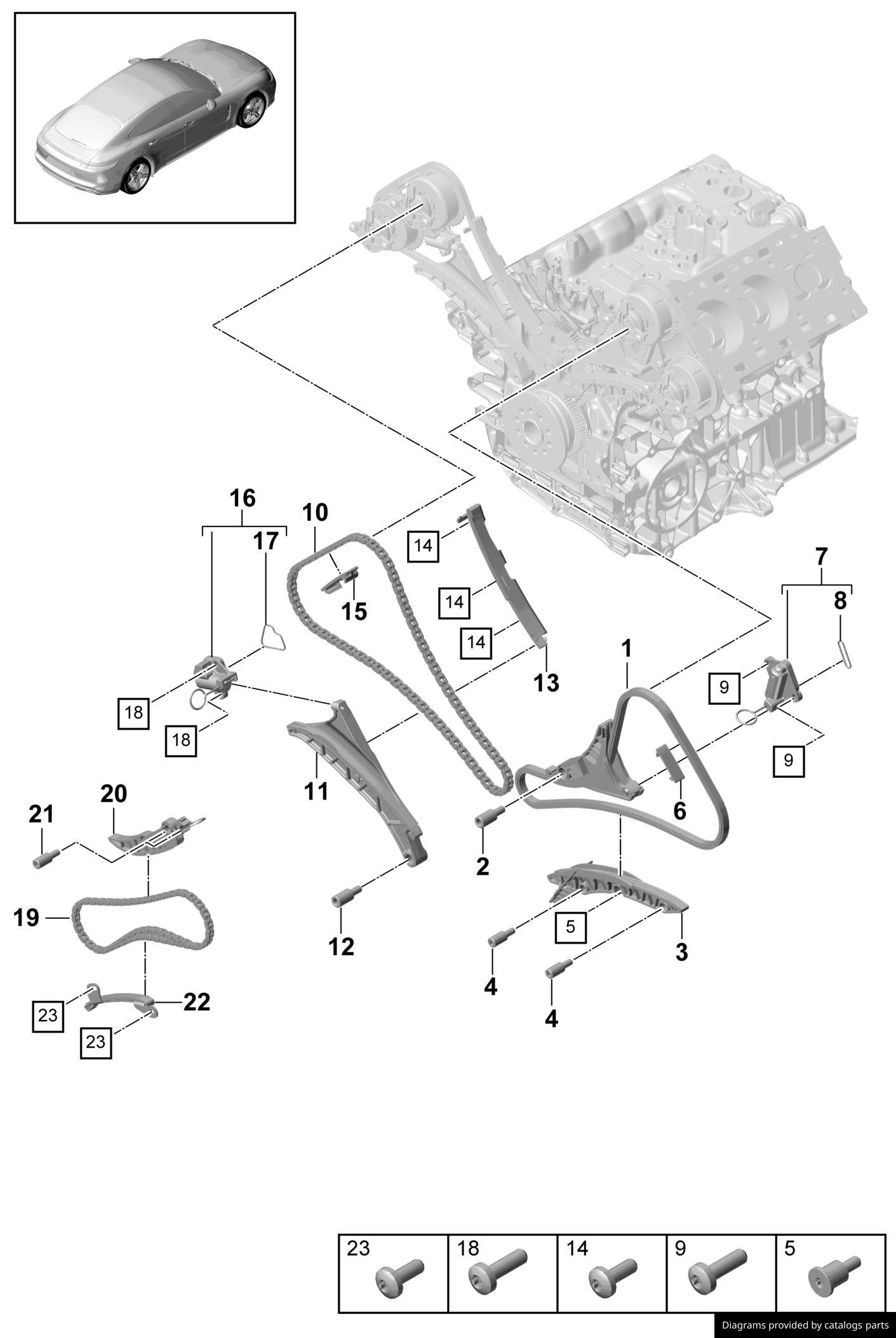 Car part diagram