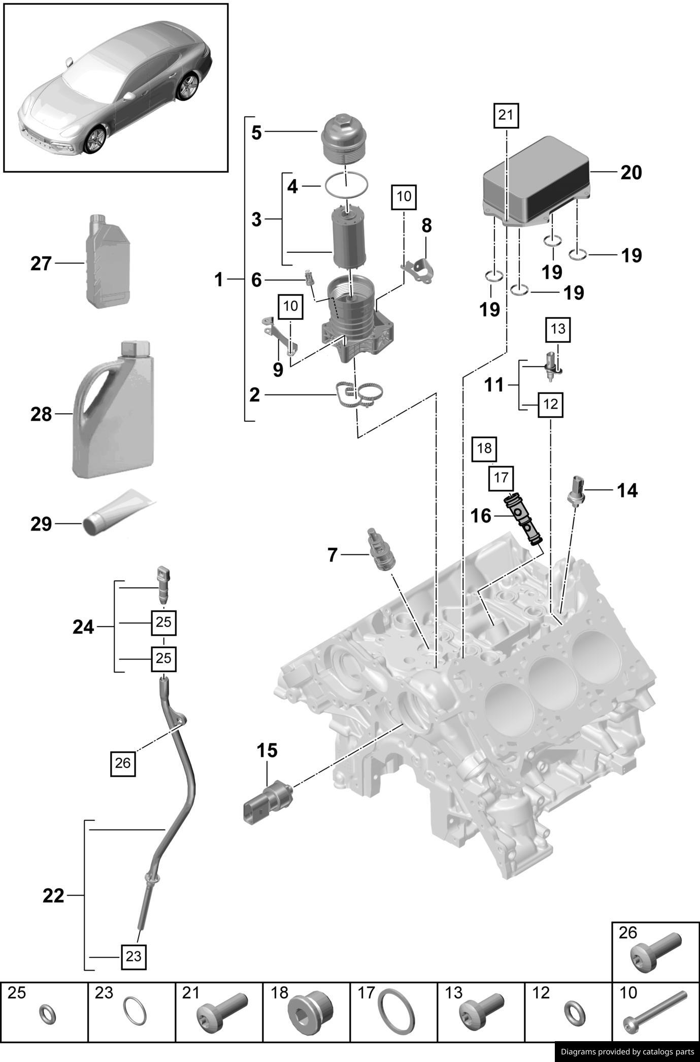 Car part diagram
