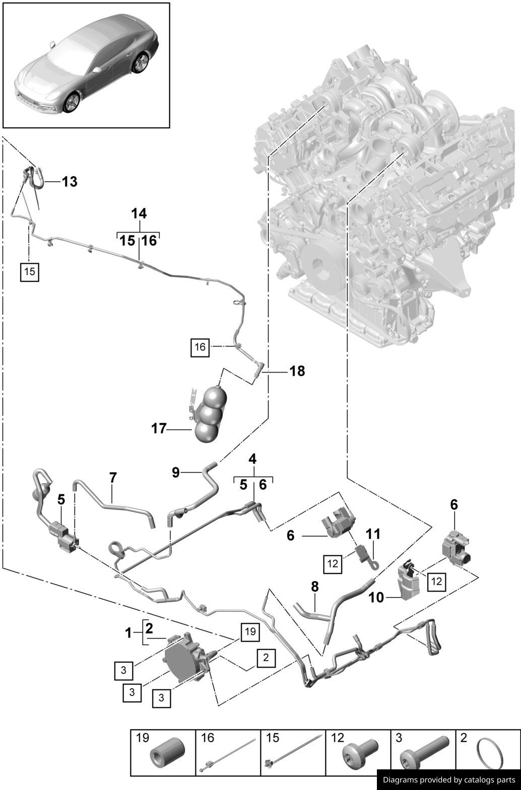 Car part diagram