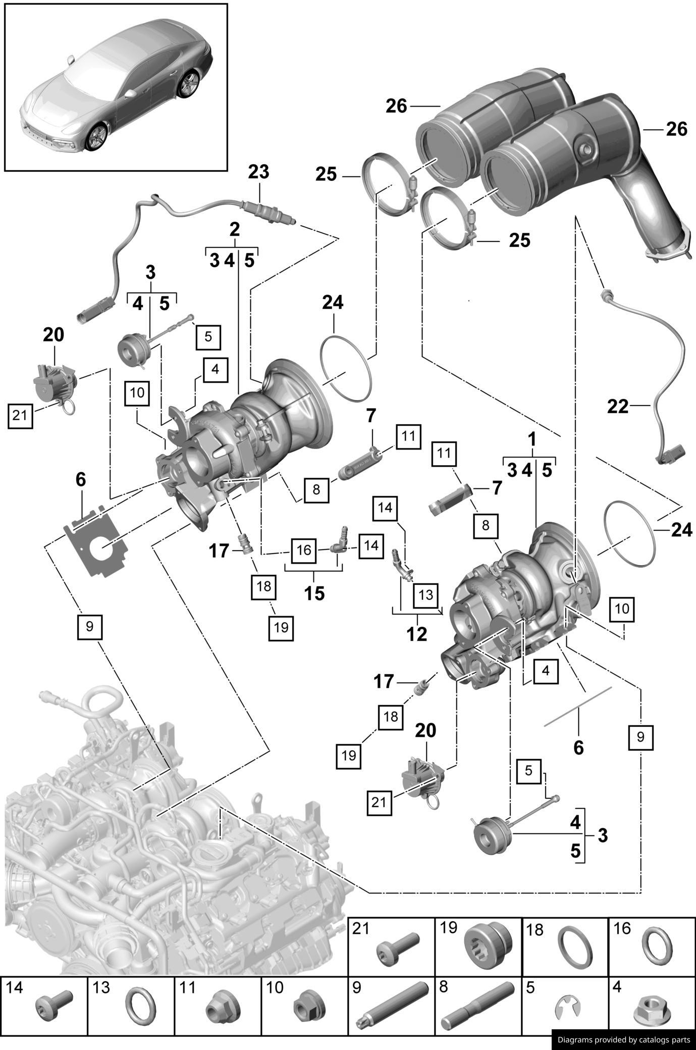 Car part diagram