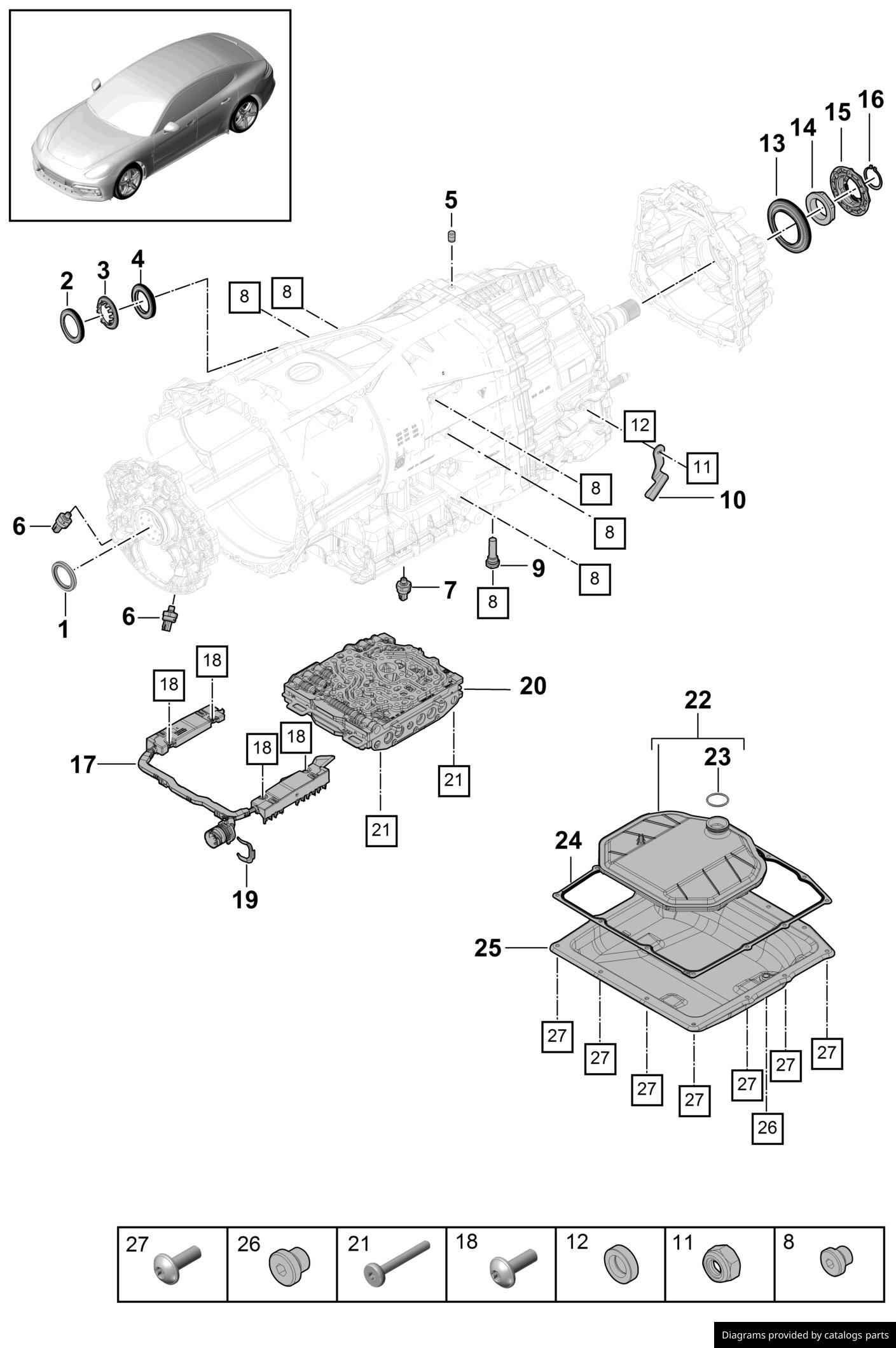 Car part diagram