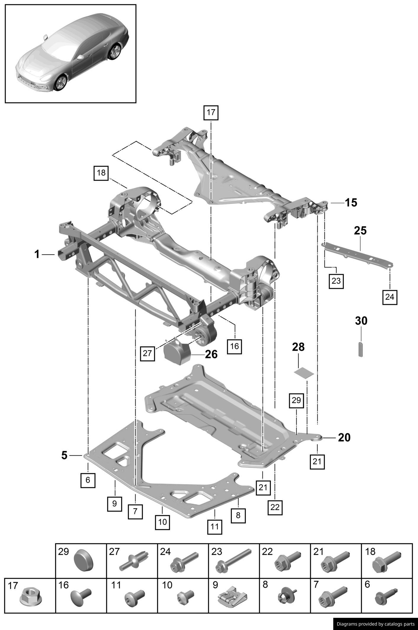 Car part diagram
