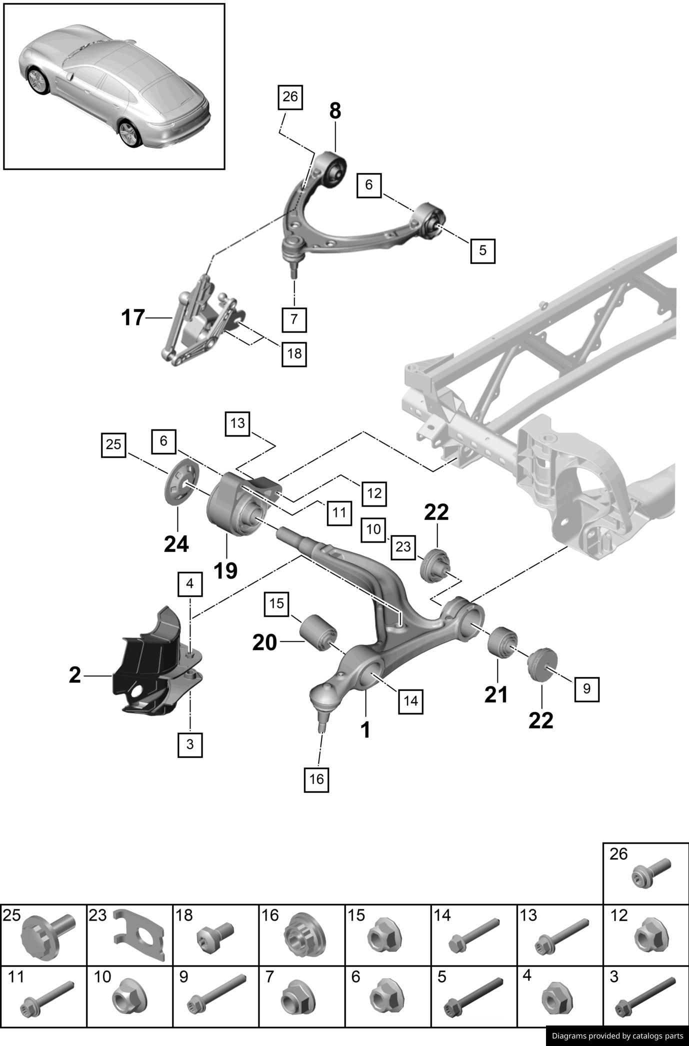 Car part diagram
