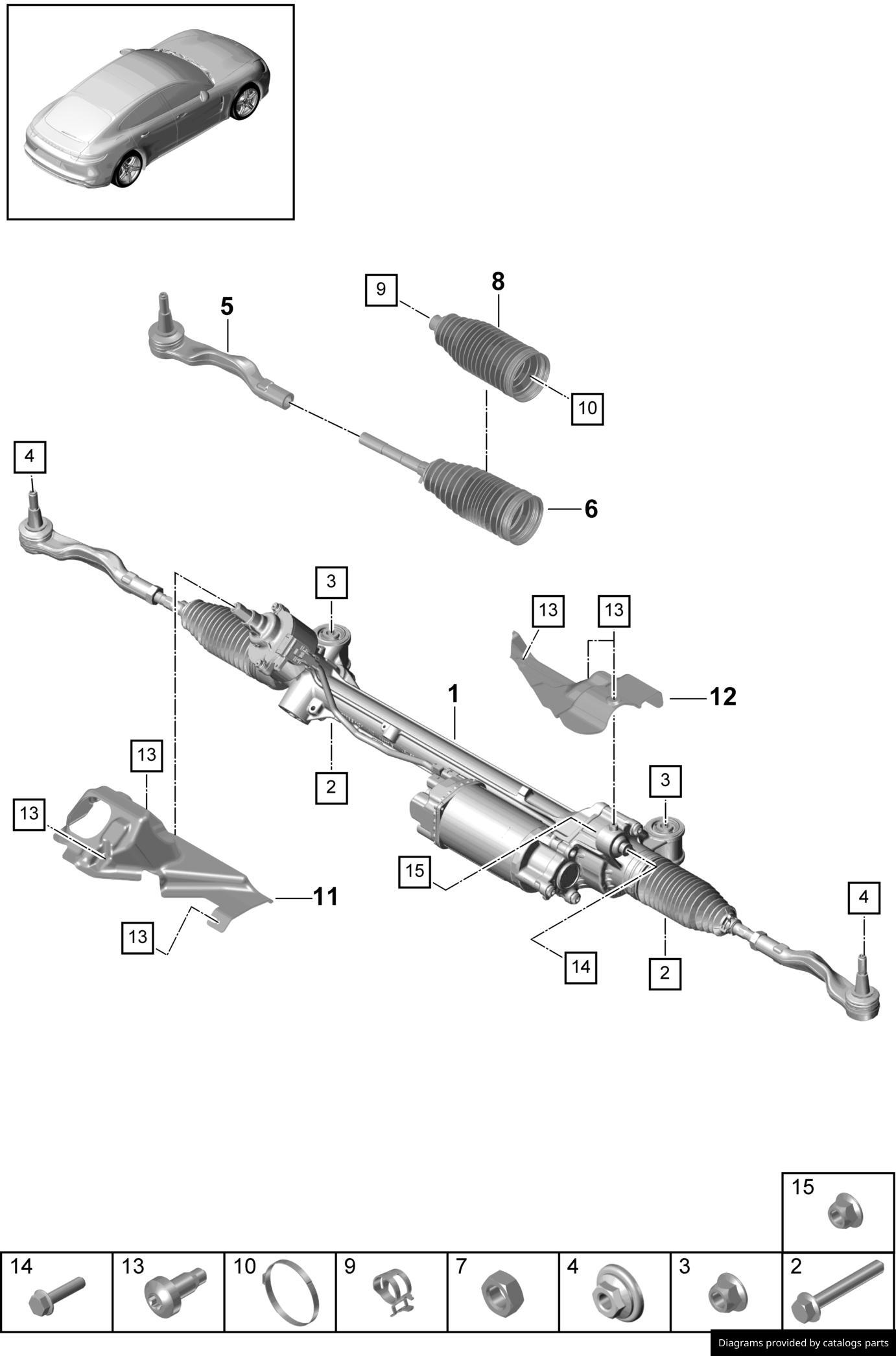 Car part diagram