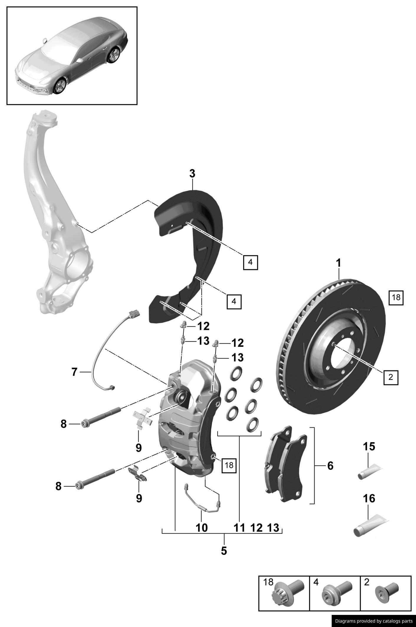 Car part diagram