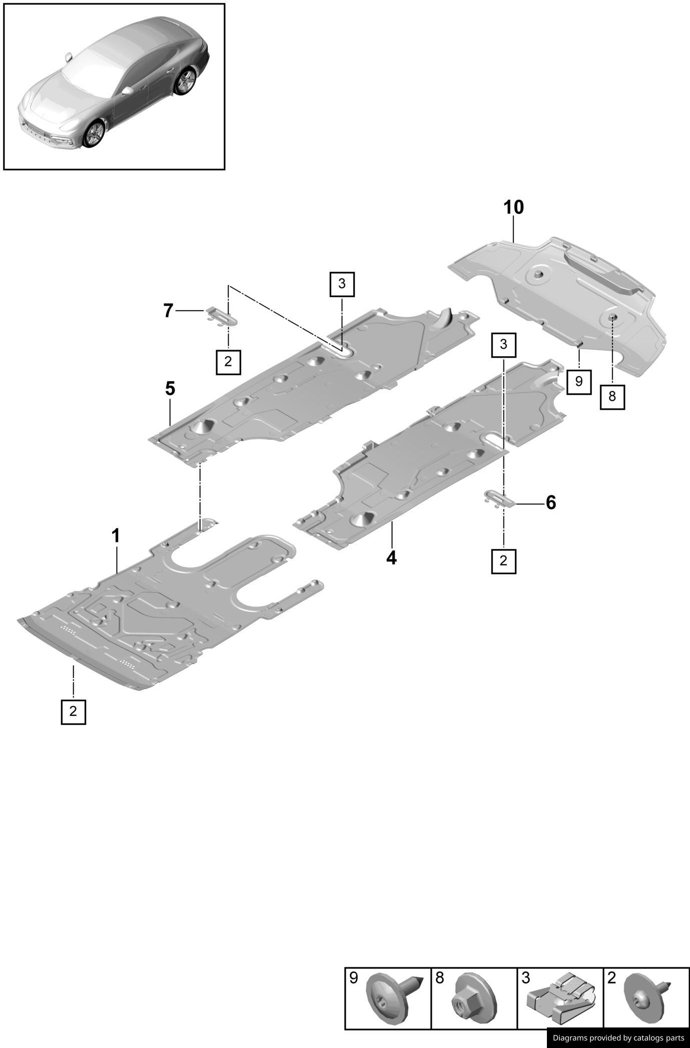 Car part diagram