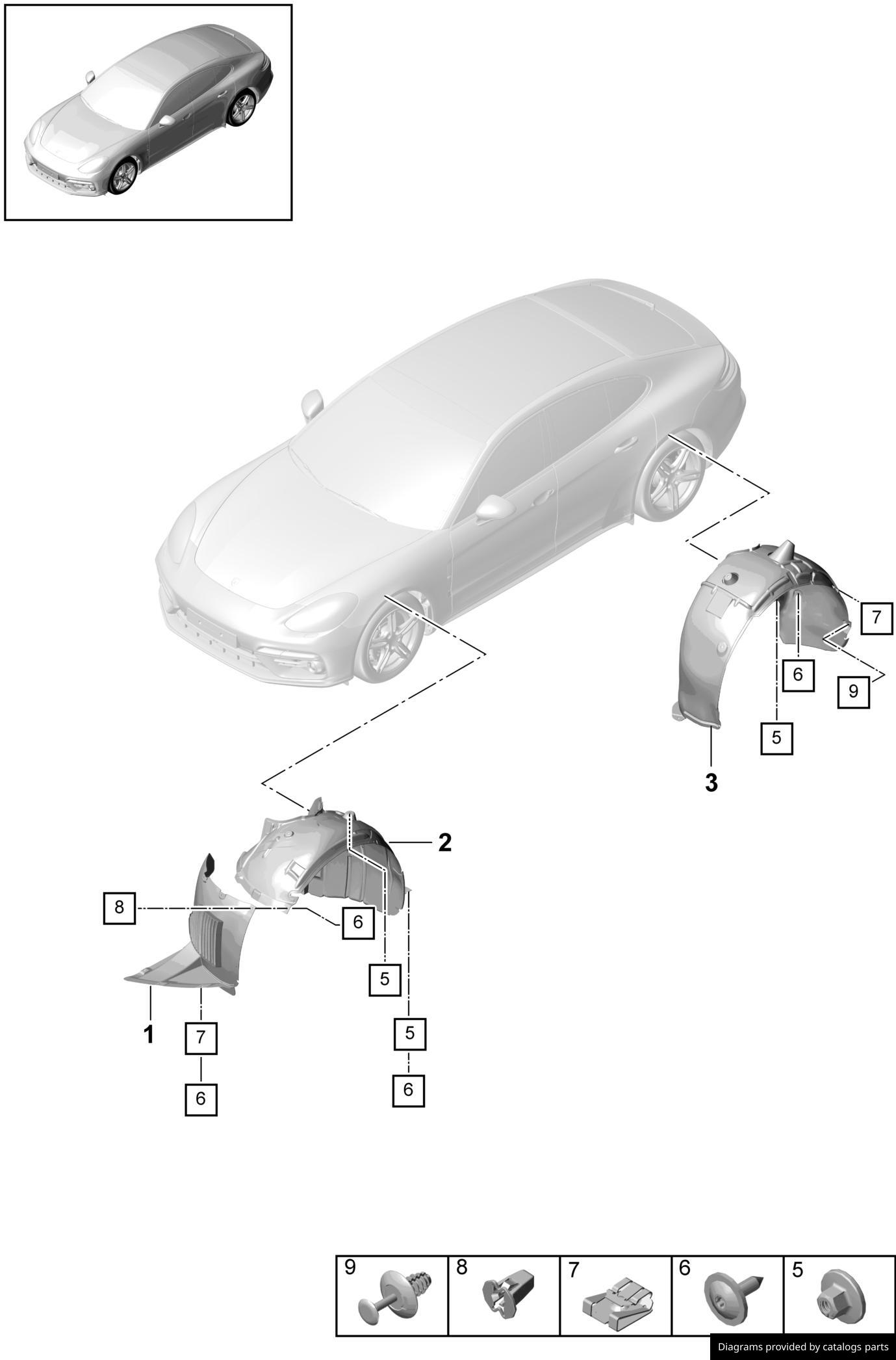Car part diagram