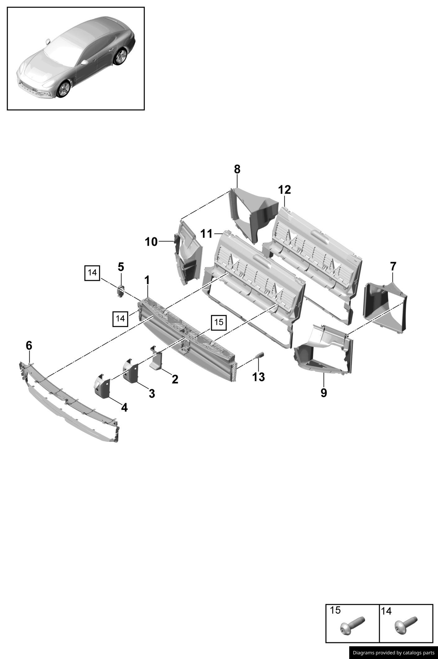 Car part diagram