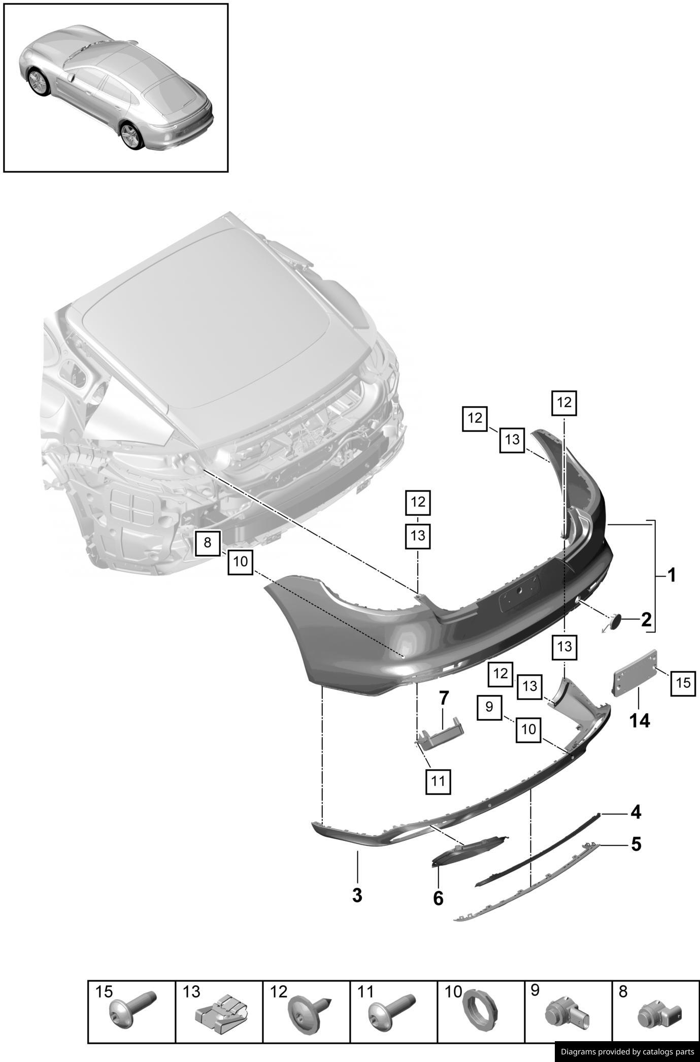 Car part diagram