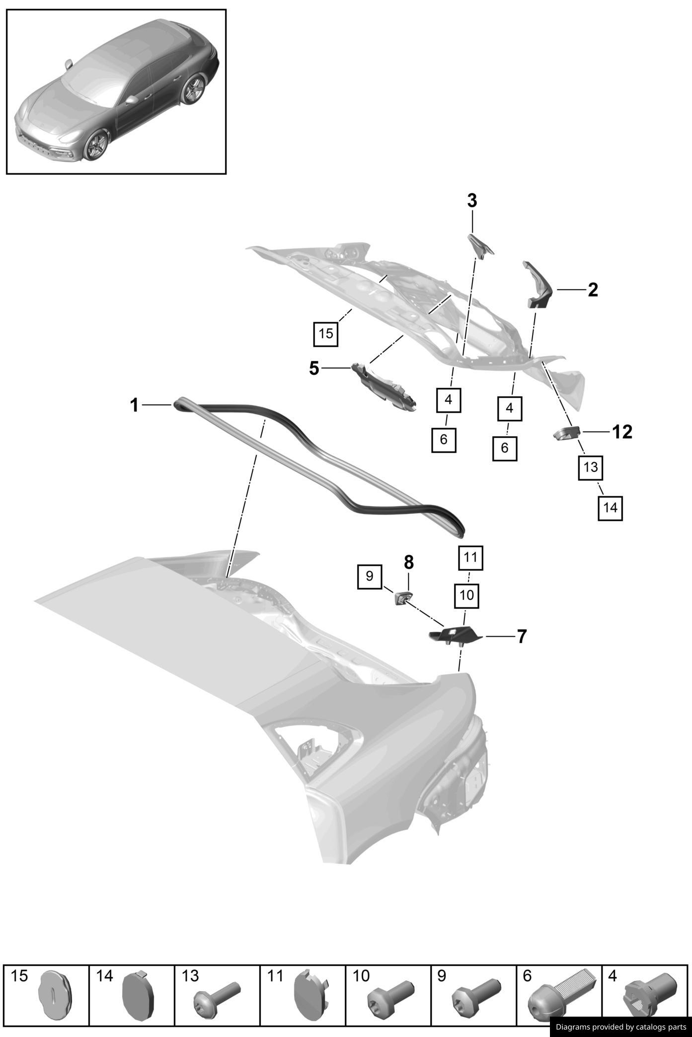 Car part diagram