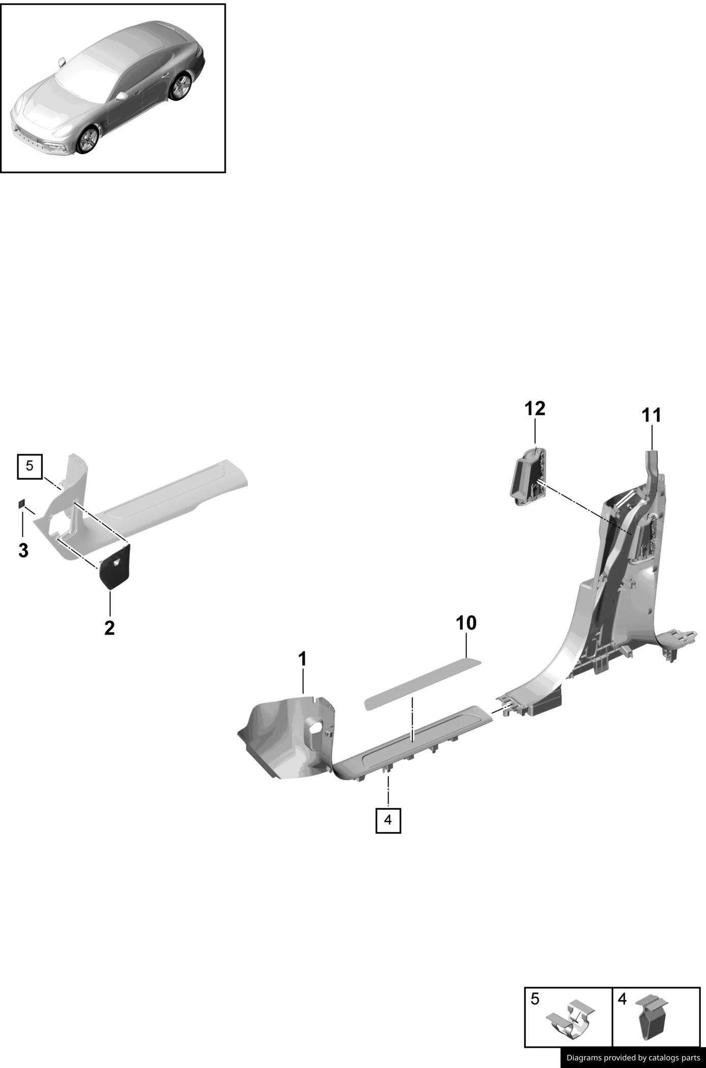 Car part diagram
