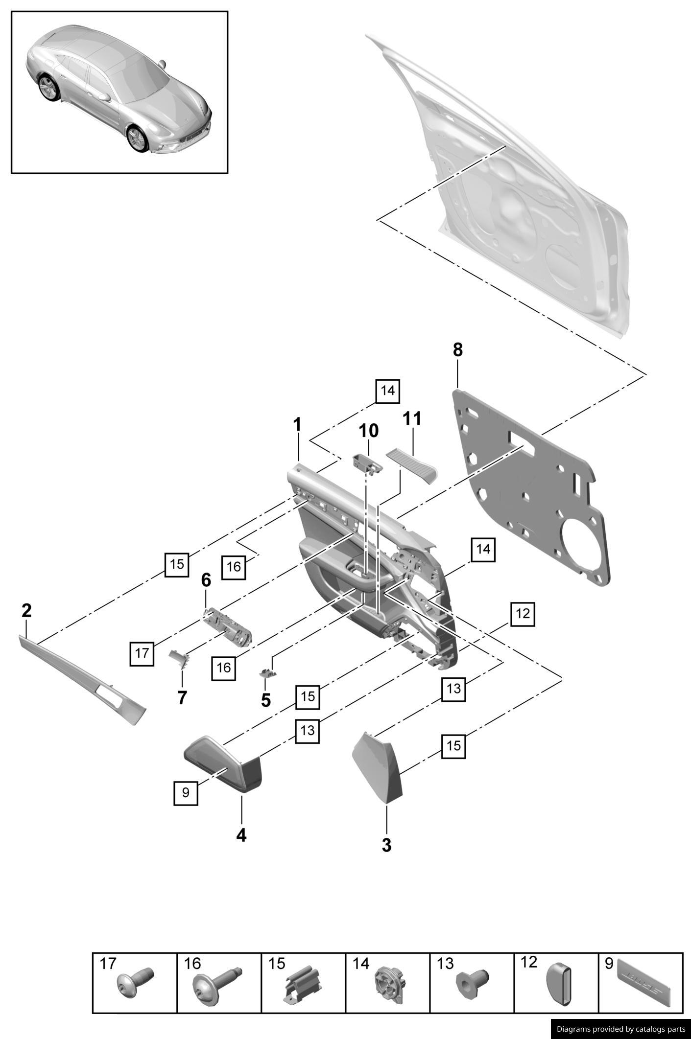 Car part diagram
