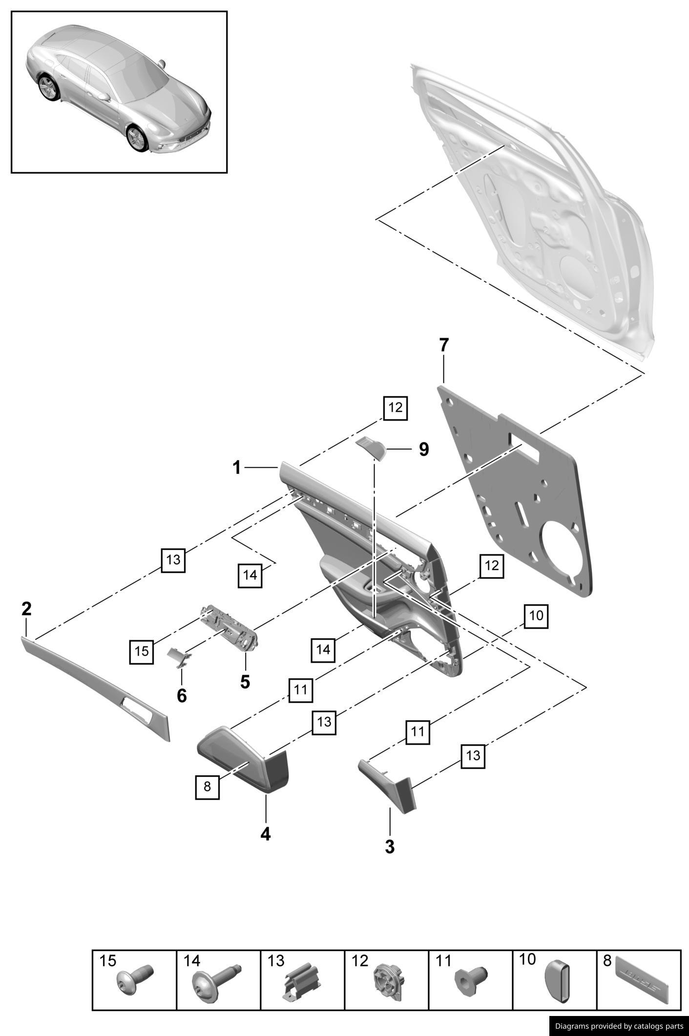 Car part diagram