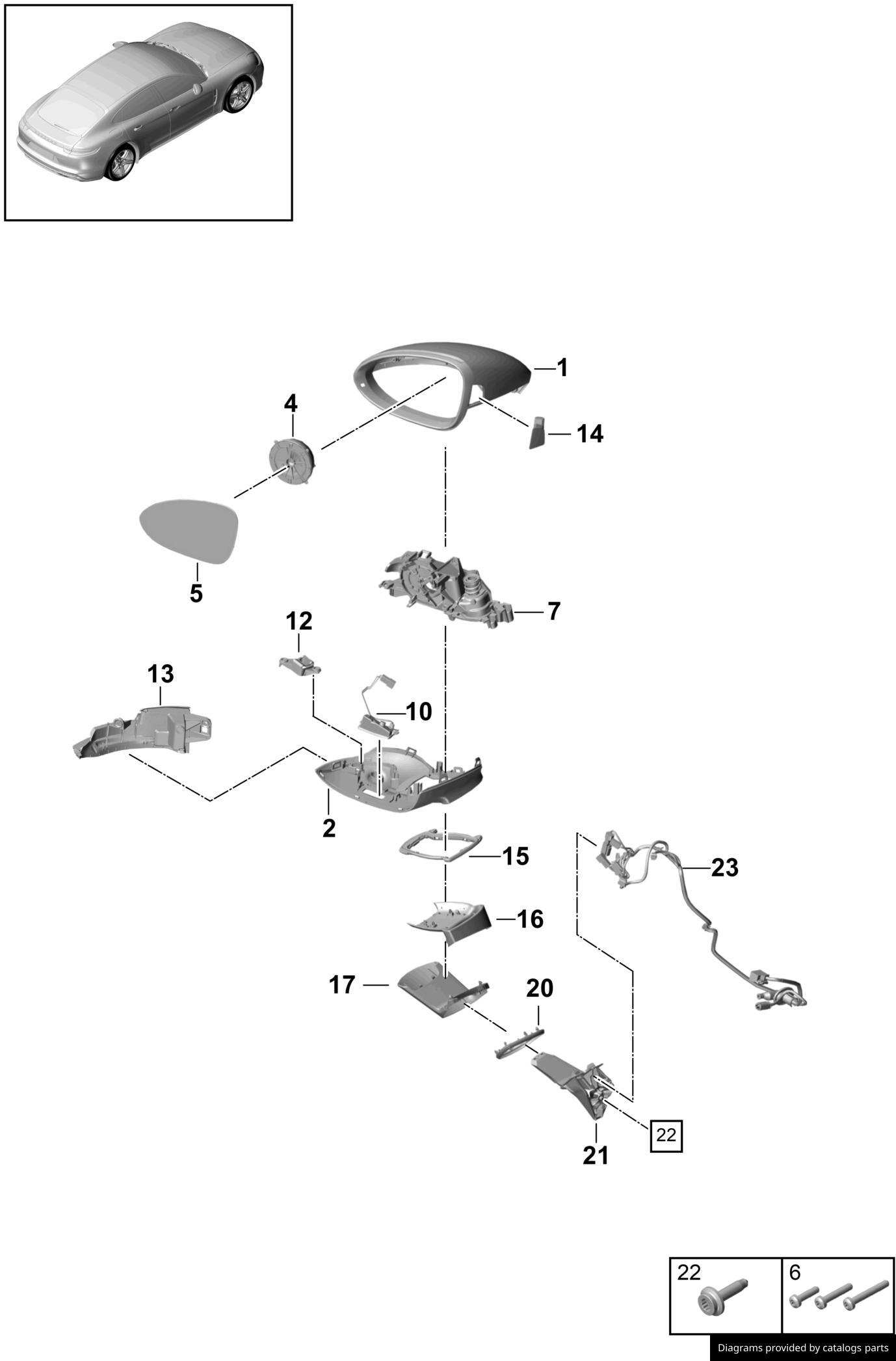 Car part diagram