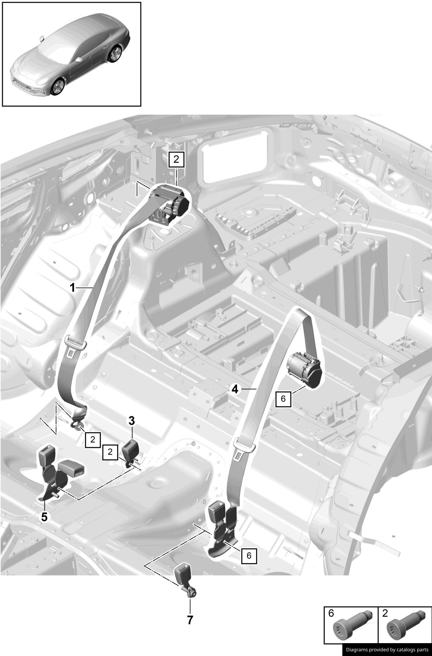 Car part diagram