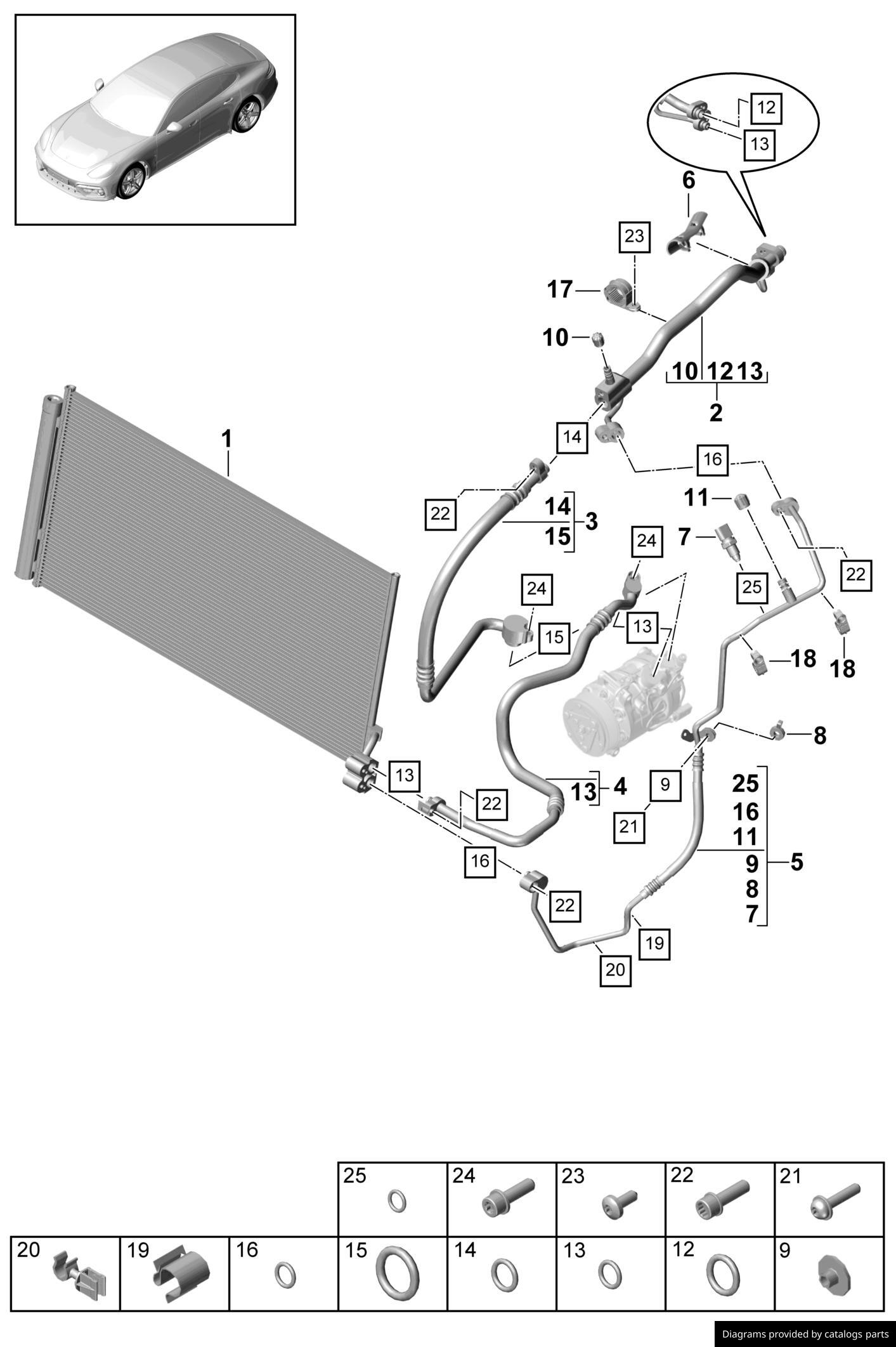 Car part diagram