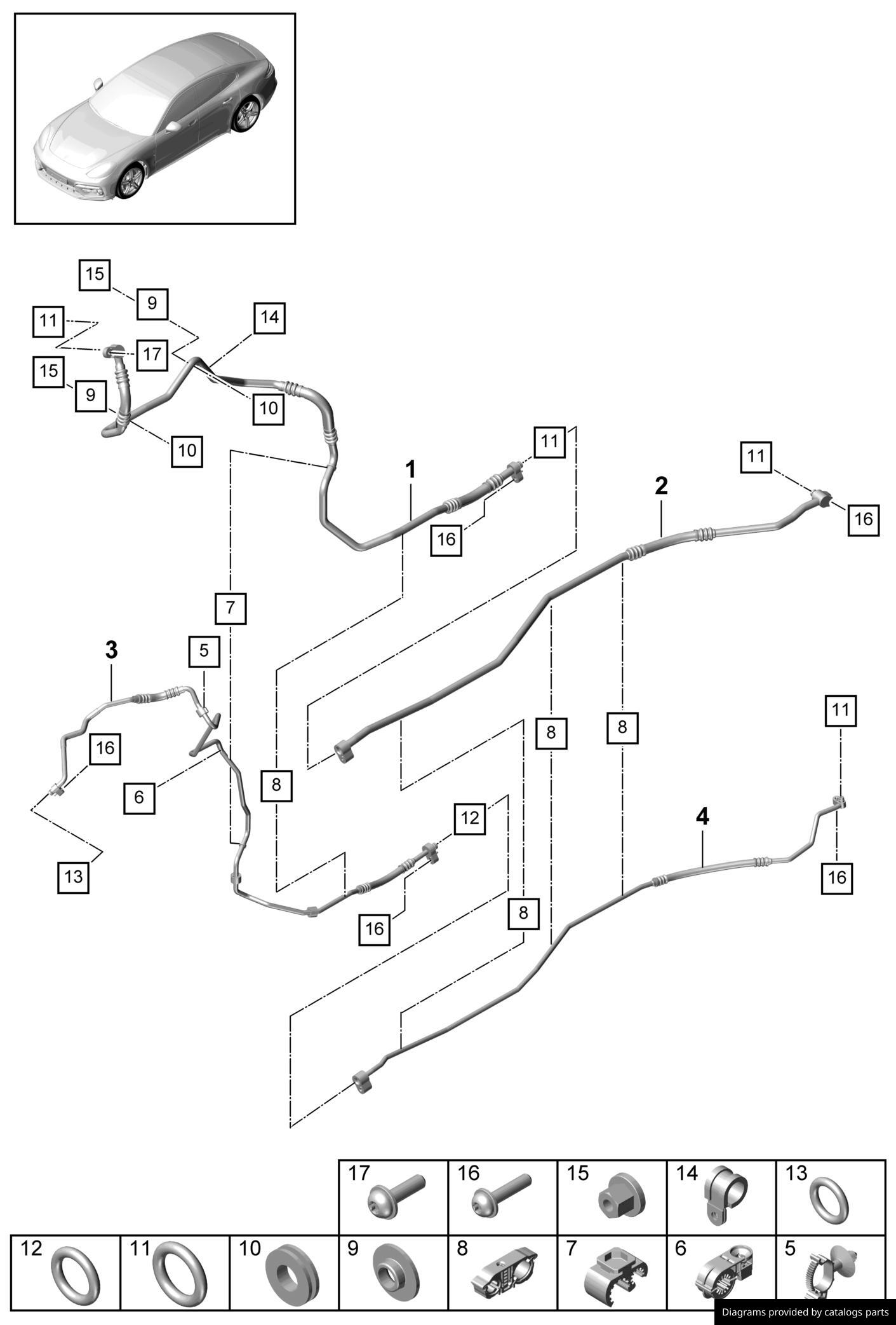 Car part diagram