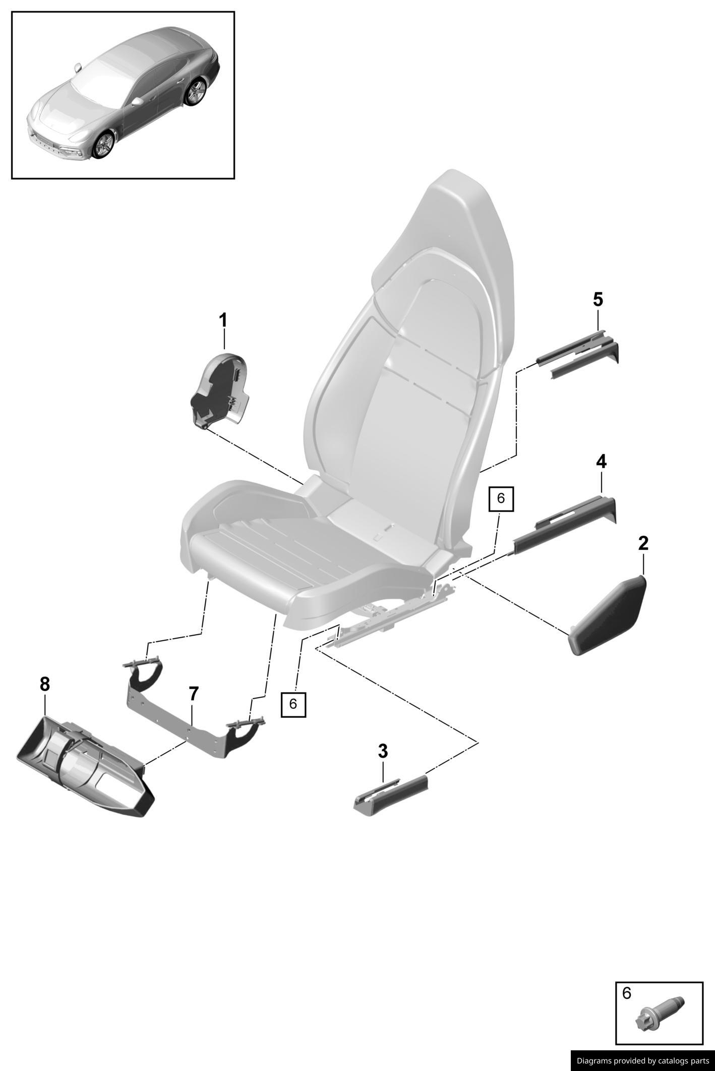 Car part diagram