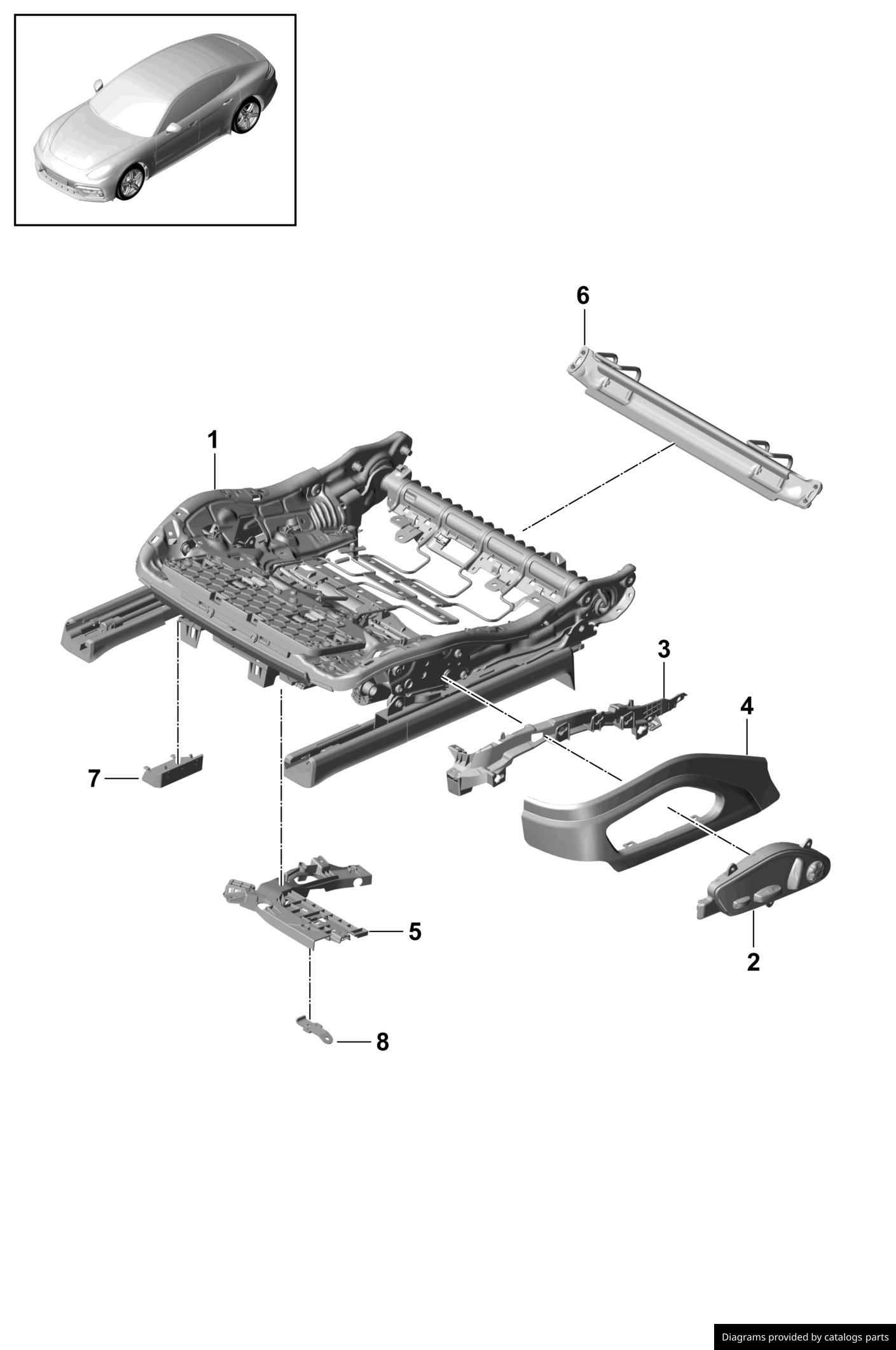 Car part diagram