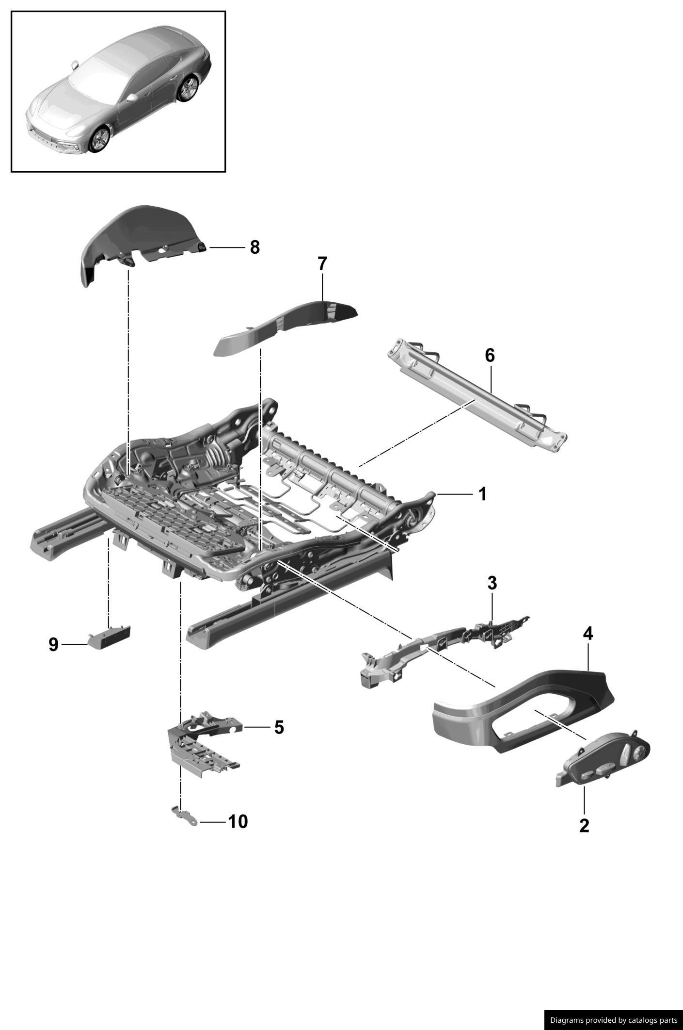 Car part diagram