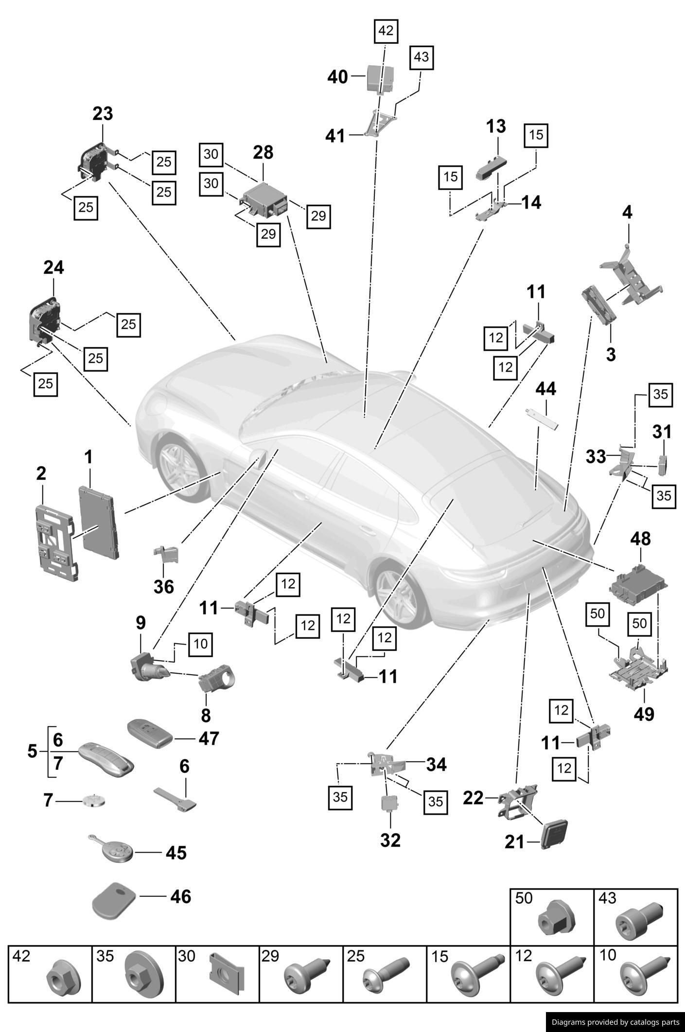 Car part diagram