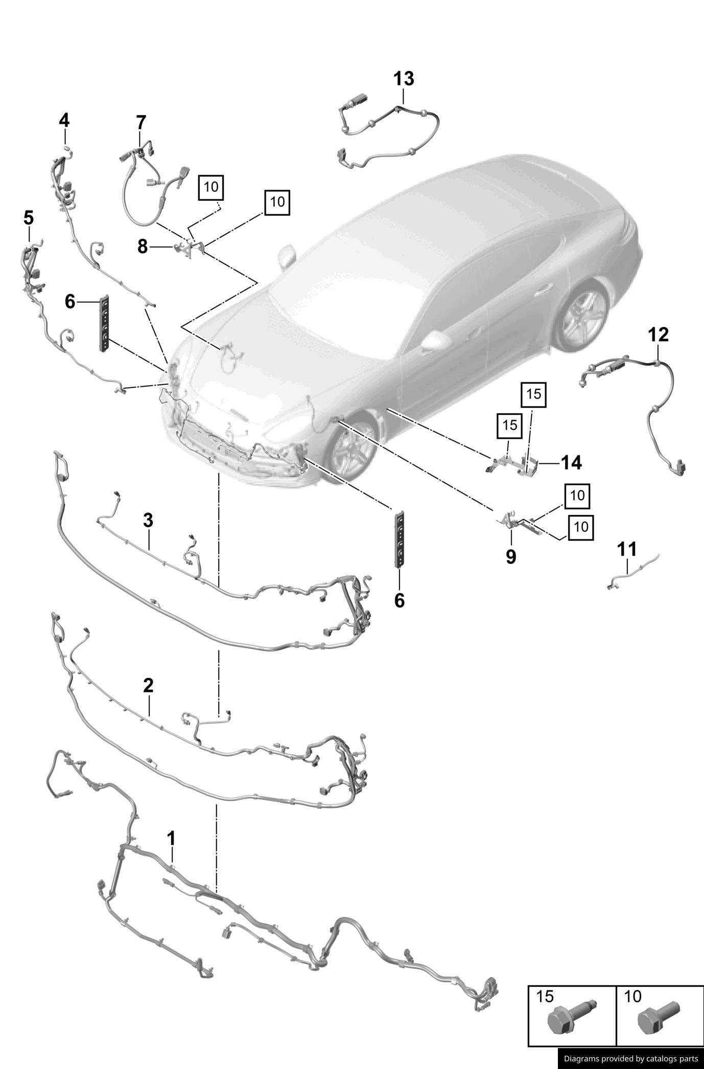 Car part diagram