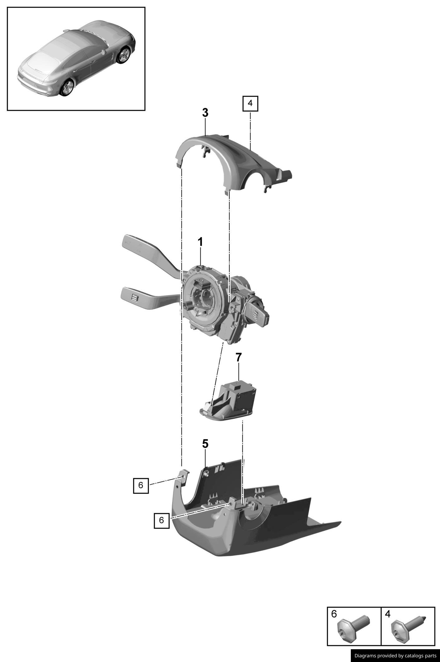 Car part diagram