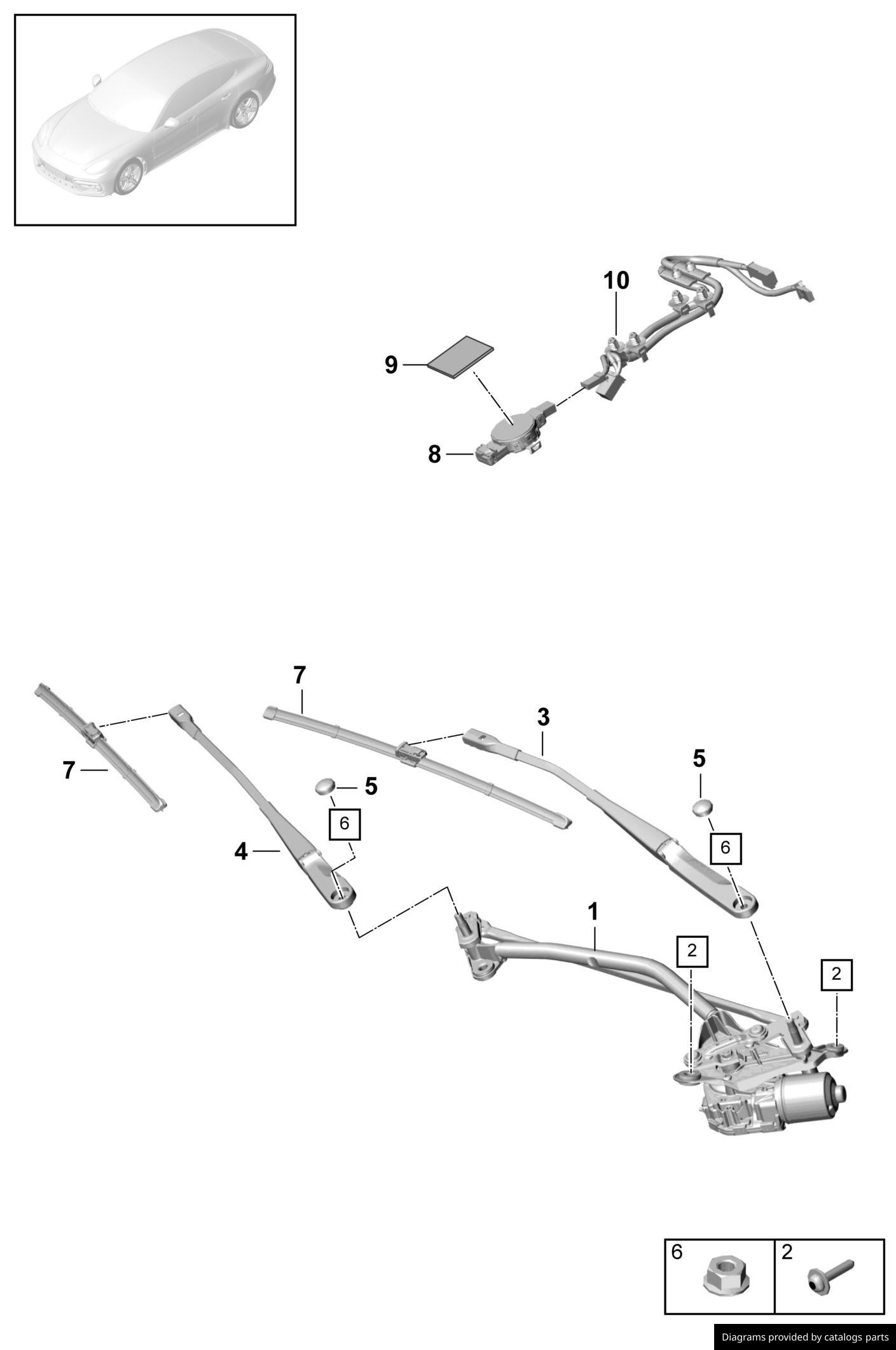 Car part diagram