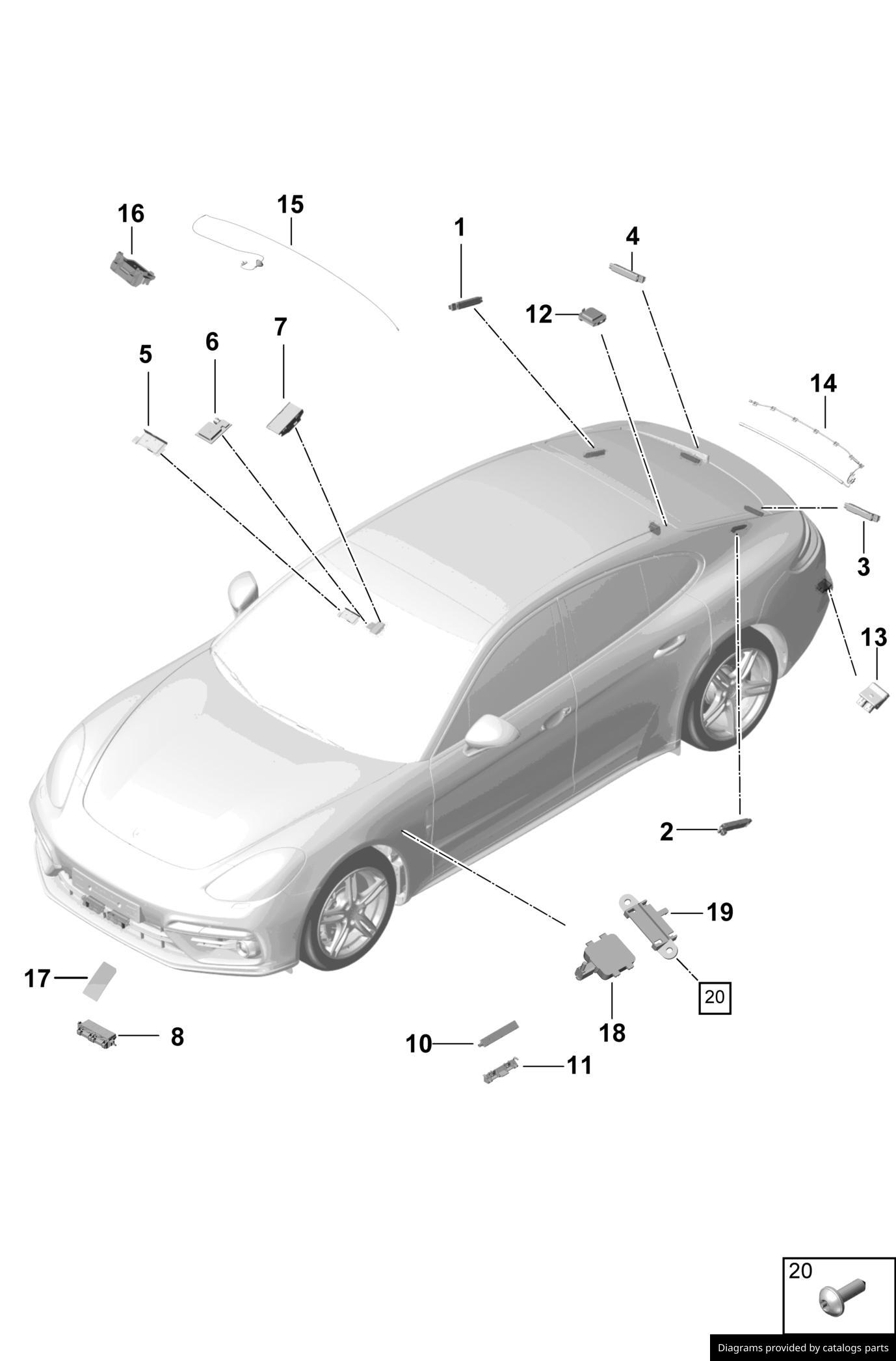 Car part diagram