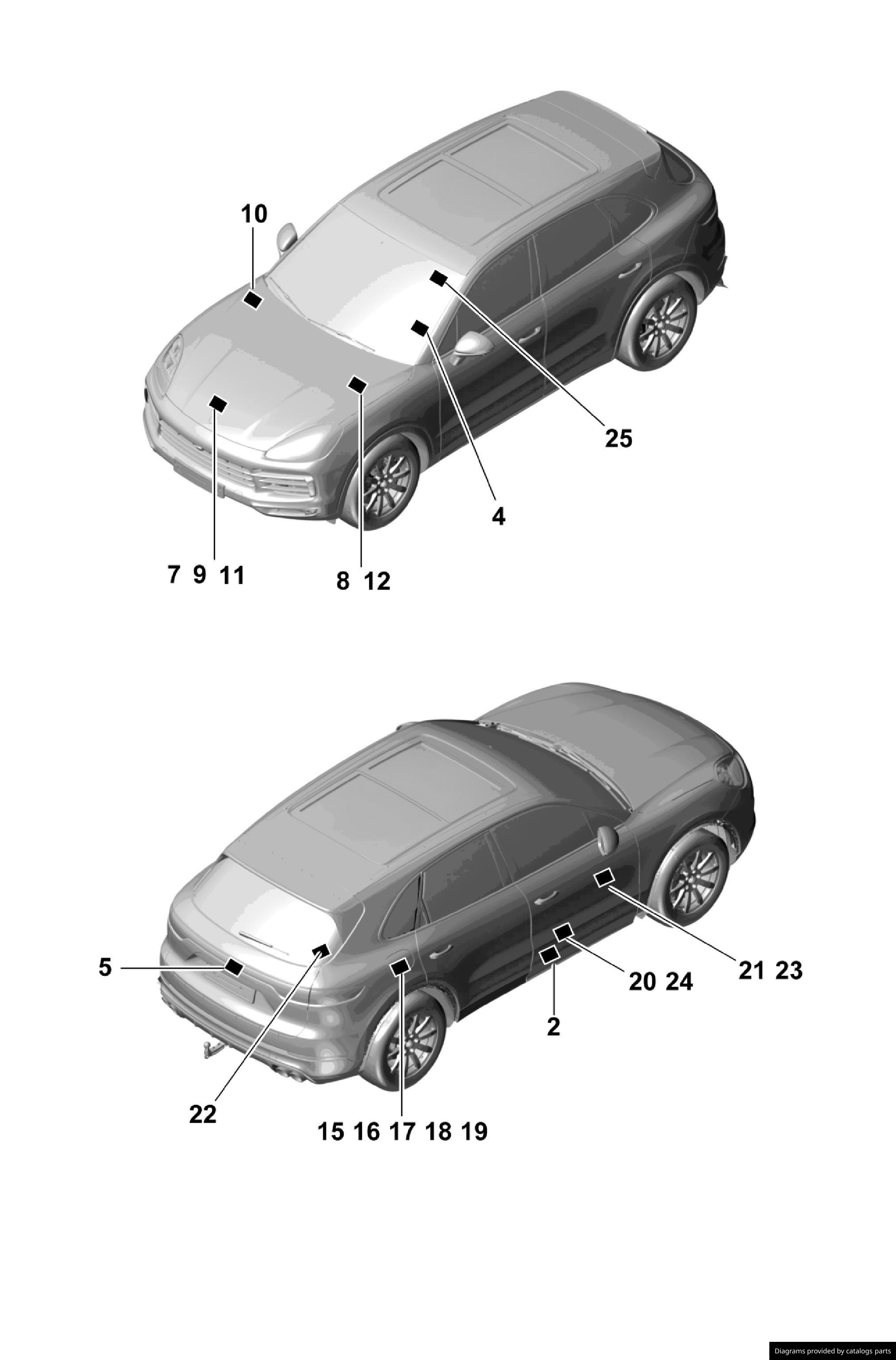 Car part diagram