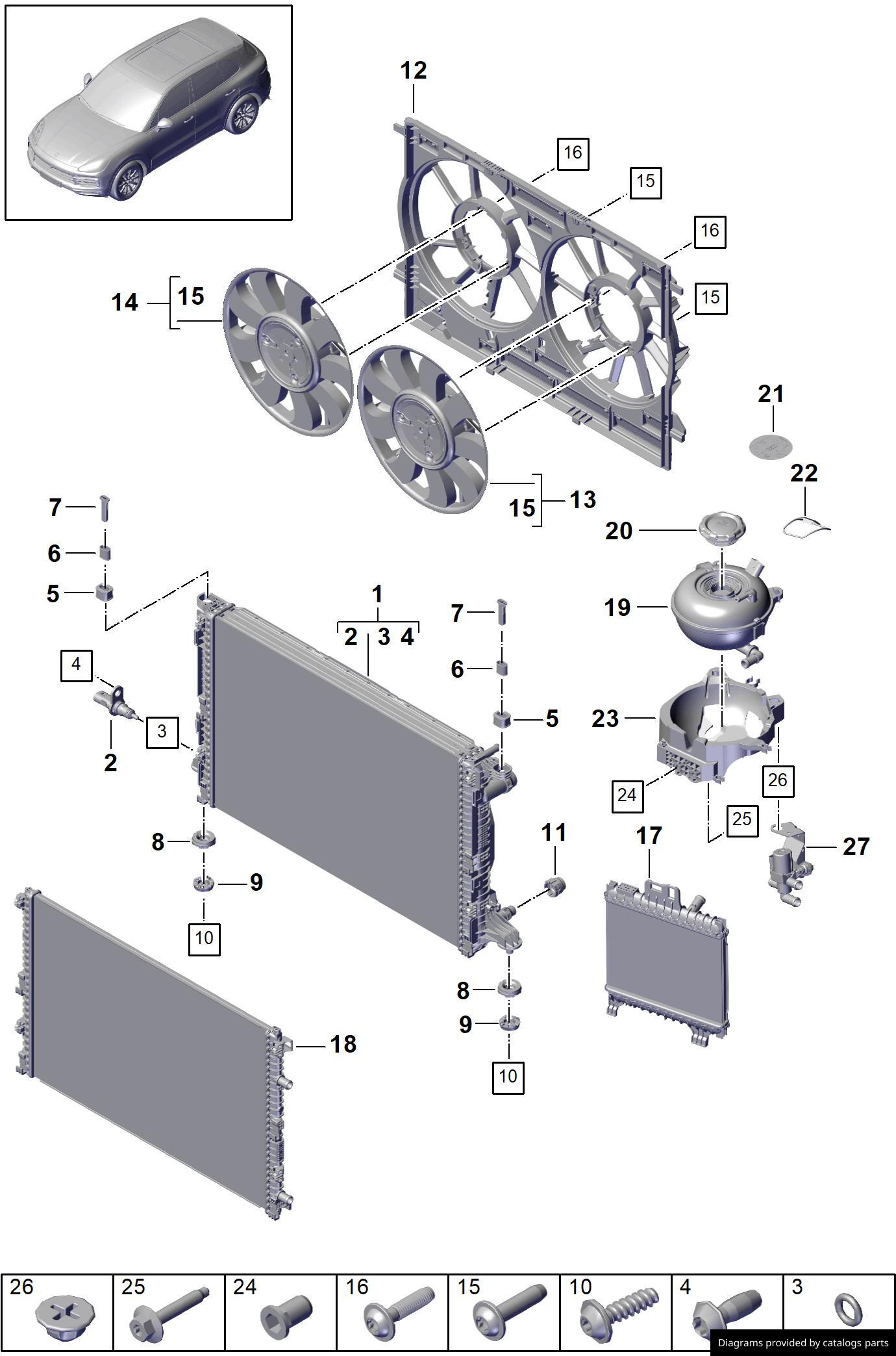 Car part diagram