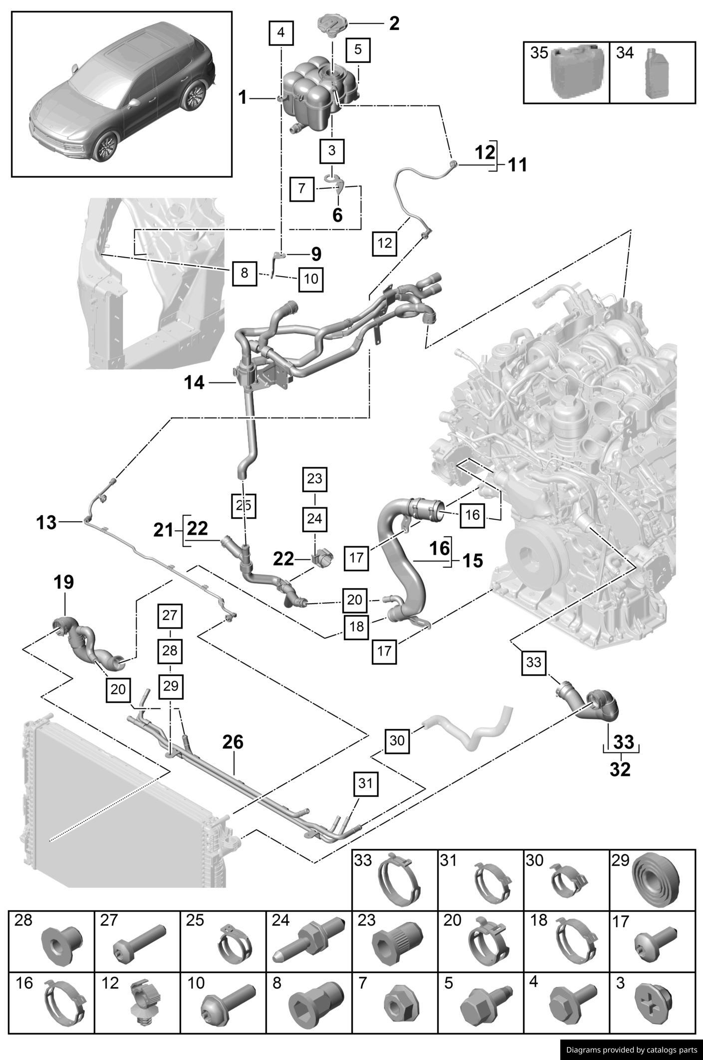 Car part diagram