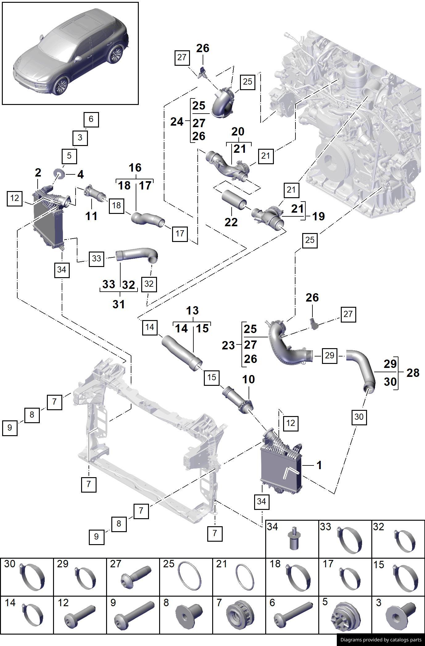 Car part diagram
