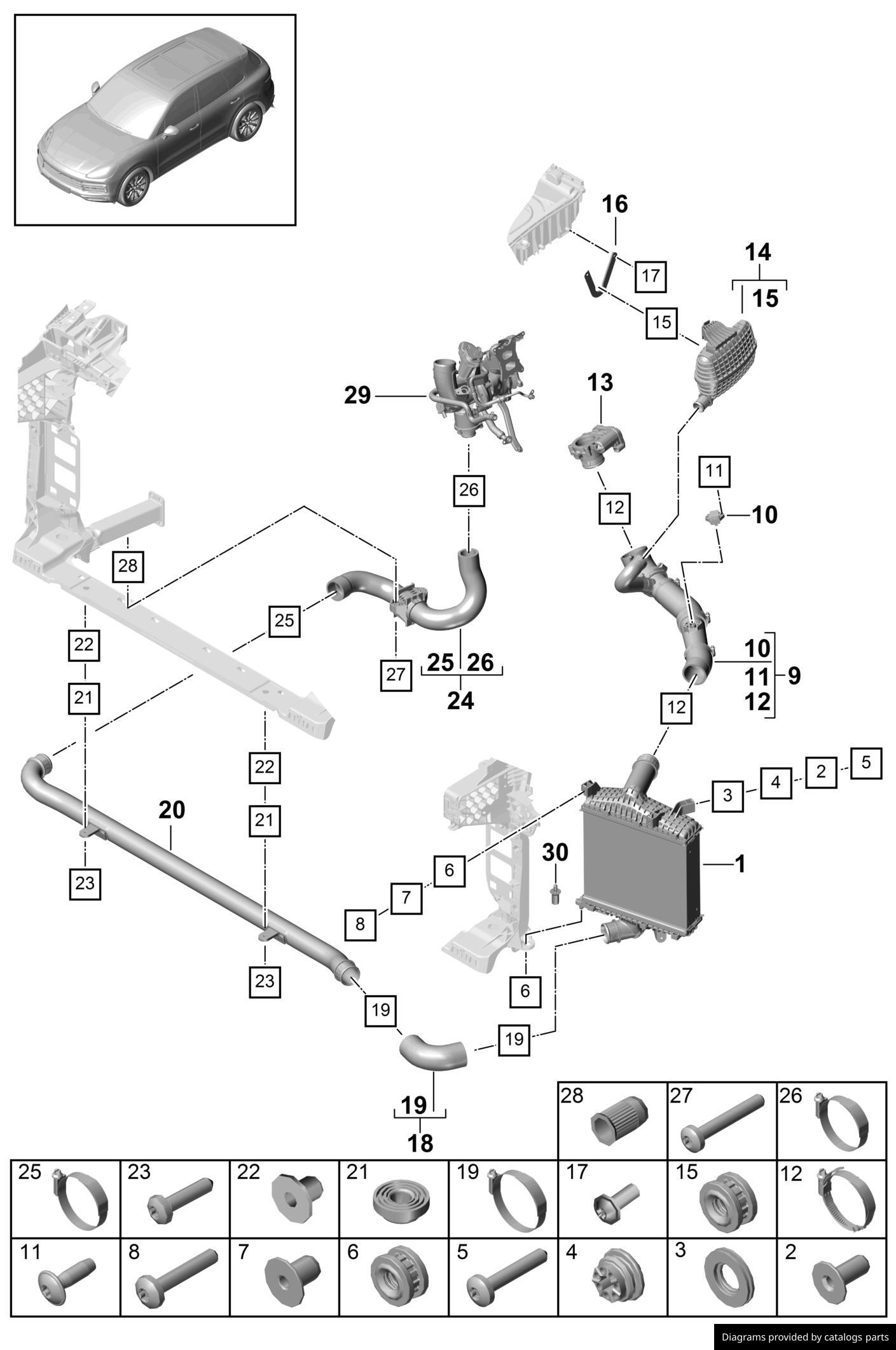 Car part diagram